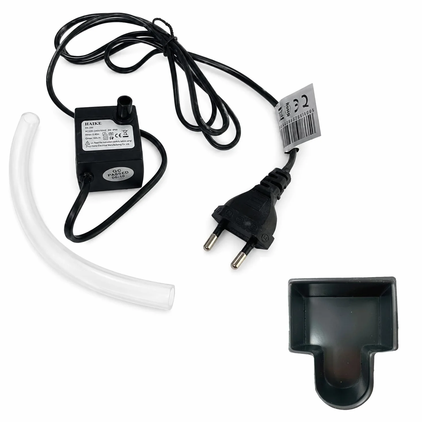 Pompa Fontana Acquario 3W Kit Vaschetta Riciclo Acqua