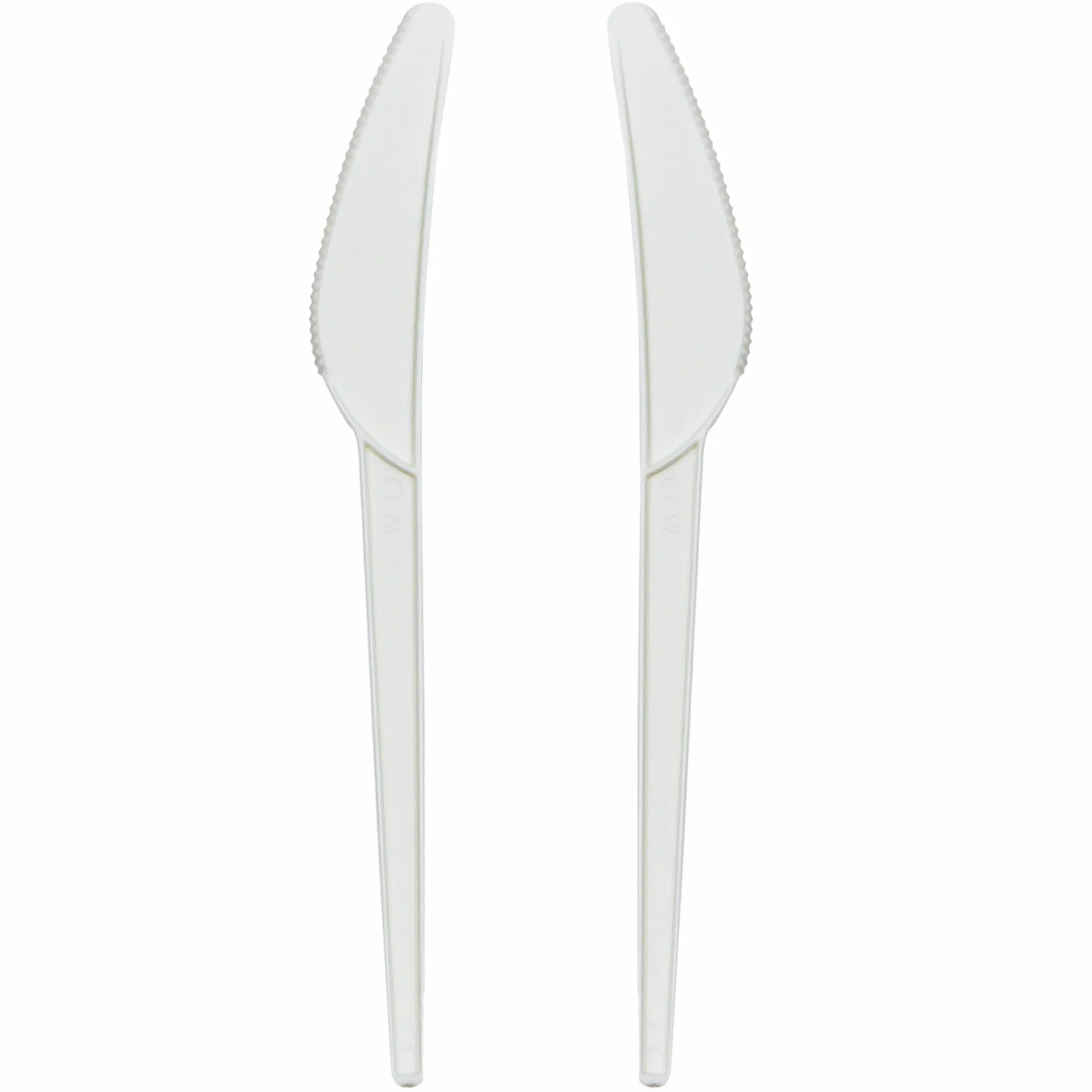 Ferrari Bio Coltelli Imbustati CPLA 165 mm 100 Pezzi Posate Compostabili