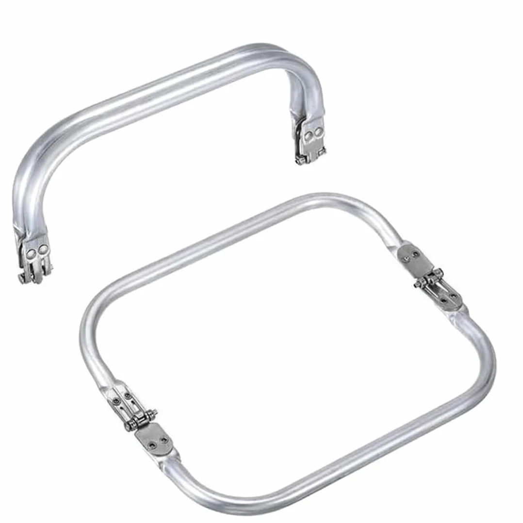 XPEX 2 Pezzi Chiusura Borsa Uncinetto 19 Cm, Chiusura Per Borsa Clic Clac, Borsa A Forma Di U Manico Interno Bacio, Chiusura A Chiusura Telaio Borsa In Alluminio, Per Progetti DIY(200 * 90 * 20Mm)