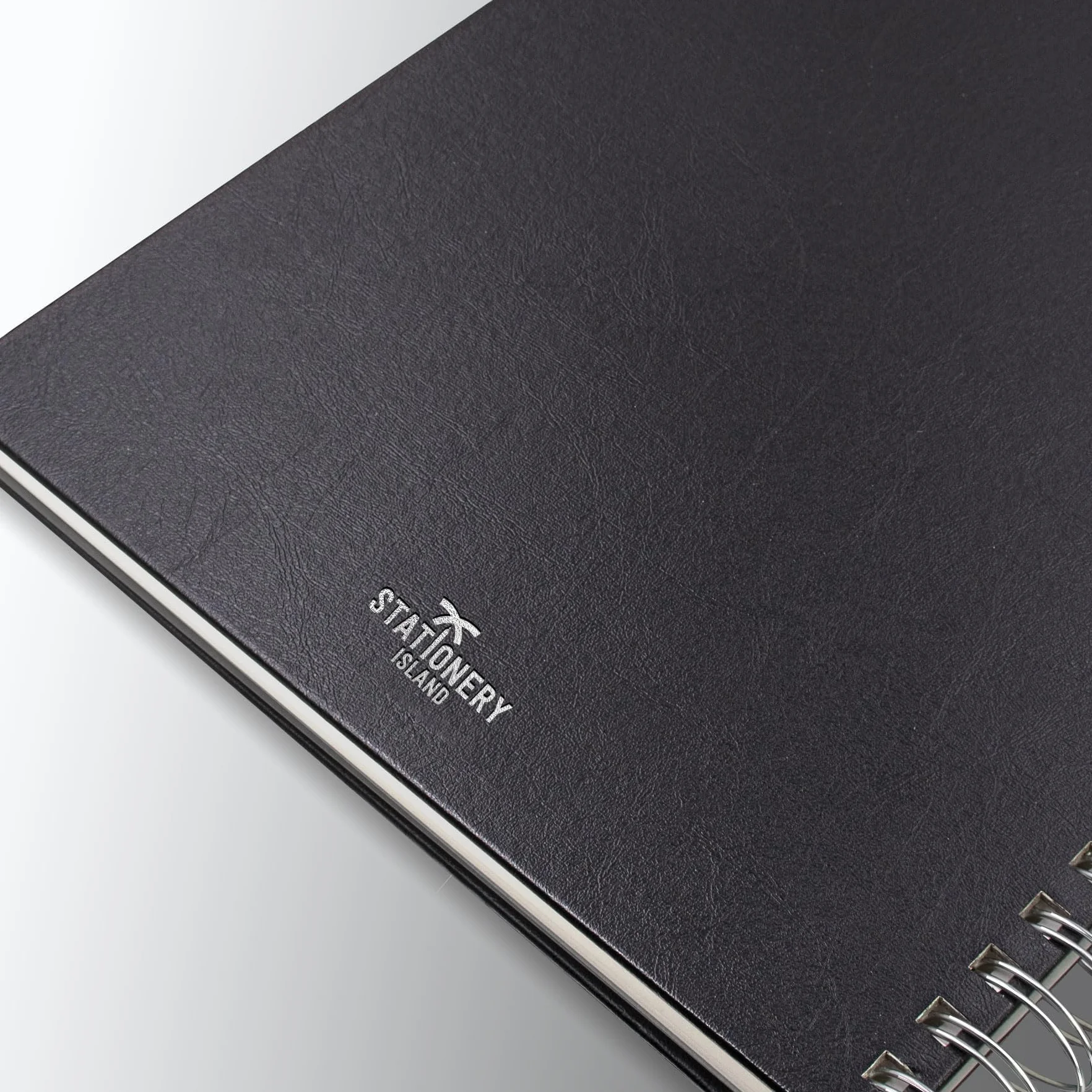 STATIONERY ISLAND Quaderno per schizzi A4 Copertina rigida, Cartuccia spessa 200 gsm Quaderno per schizzi, Blocco per schizzi A4 con rilegatura a spirale, Quaderno artistico 50 fogli / 100 pagine