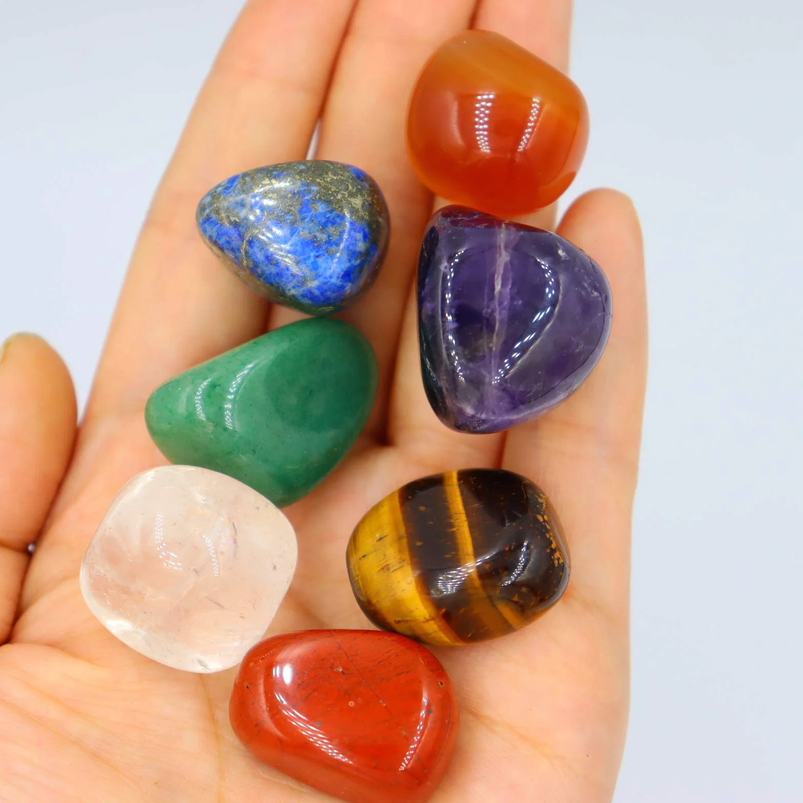 Pietra dei Chakra, Cristallo Curativo di Meditazione Reiki (7 set)