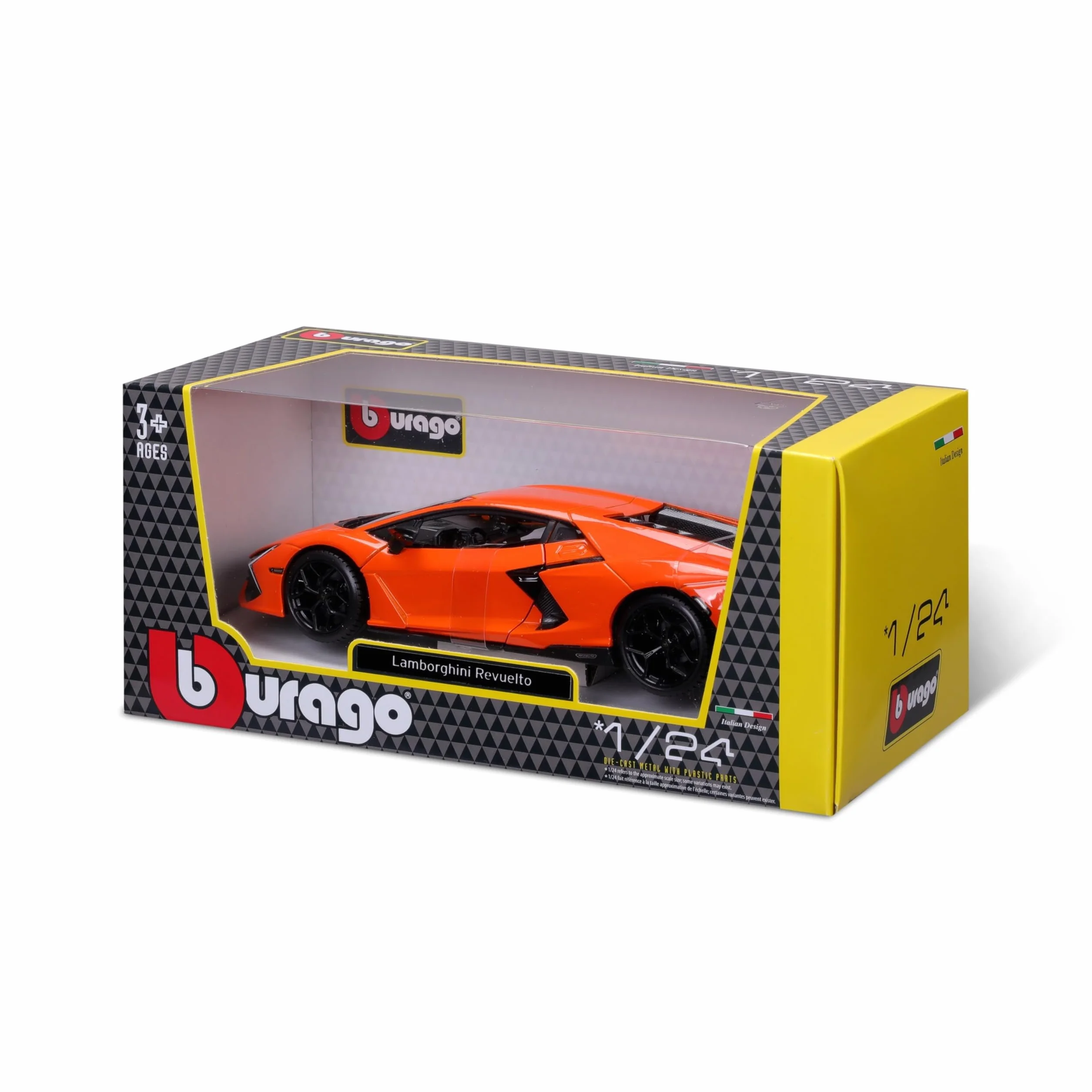 BBURAGO Lamborghini Revuelto 1:24 Diecast Model Car with Opening Doors
