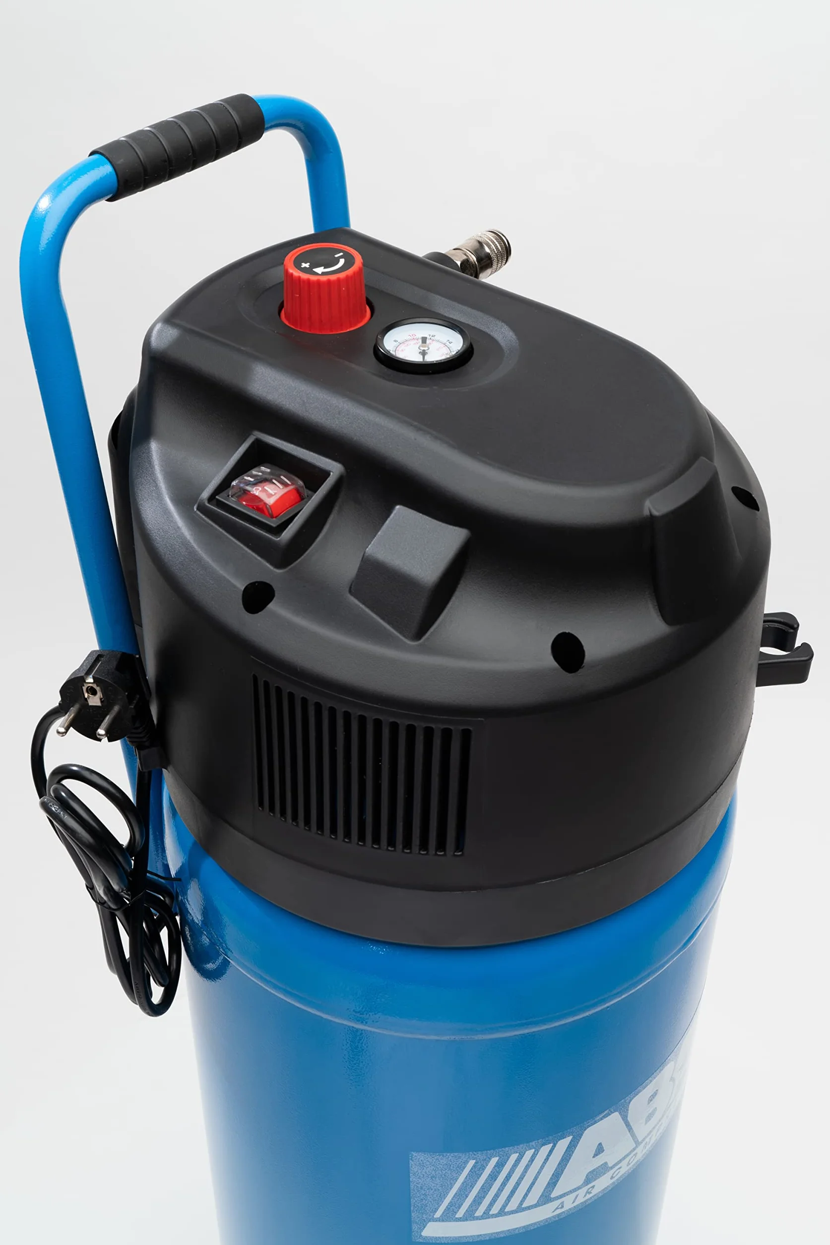 ABAC Compressore d'Aria Verticale EASE-AIR 50V, Compressore Aria Oil-Free, Pressione Massima 10 Bar, Potenza 2 Hp, Serbatoio 50 Litri, Rumorosità 97 dB (A)