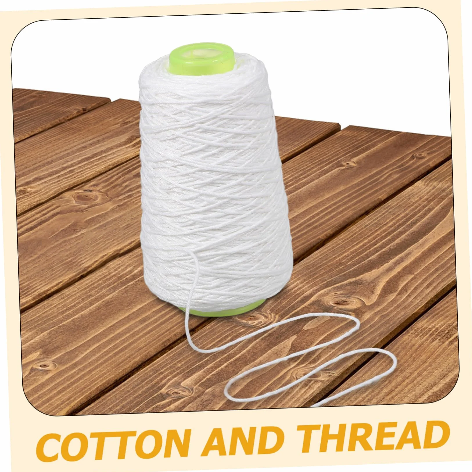 Uonlytech Filo di Muratura in Cotone Resistente alla Corrosione, Versatile e Bianco, per Layout in Cantiere e Lavori di Falegnameria