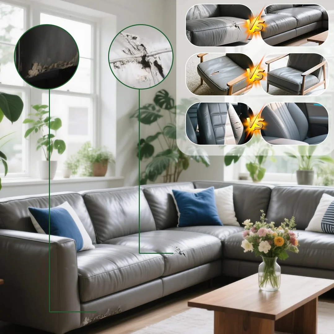 LOMUG Ecopelle al metro impermeabile pelle granulata 200 x 140 cm tessuto per mobili