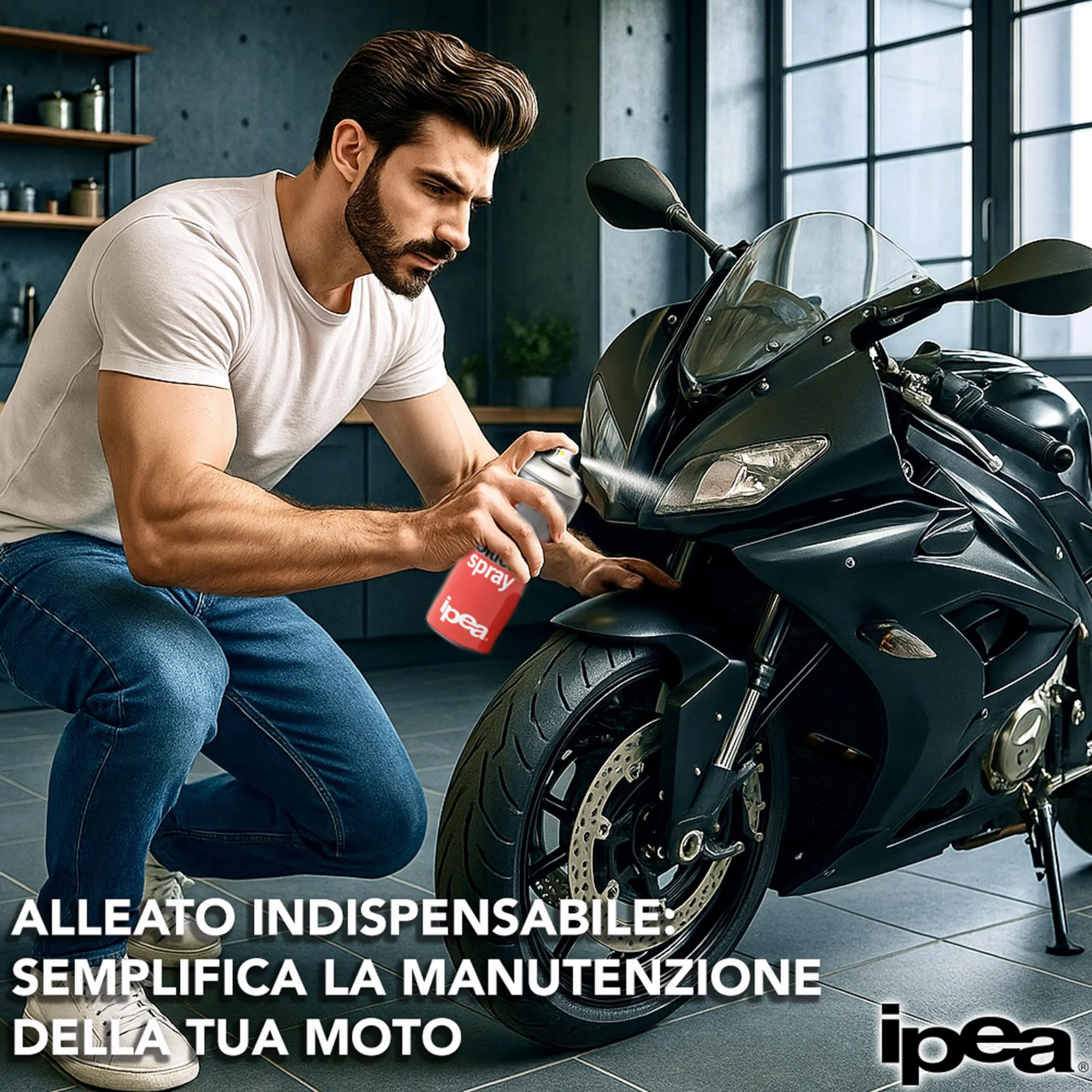 IPEA Spray al Silicone Lubrificante Protettivo Antiadesivo 400 ml 800 ml Bomboletta Spray Multiuso Incolore per Metallo Gomma Plastica Legno Tessuti Elettrodomestici