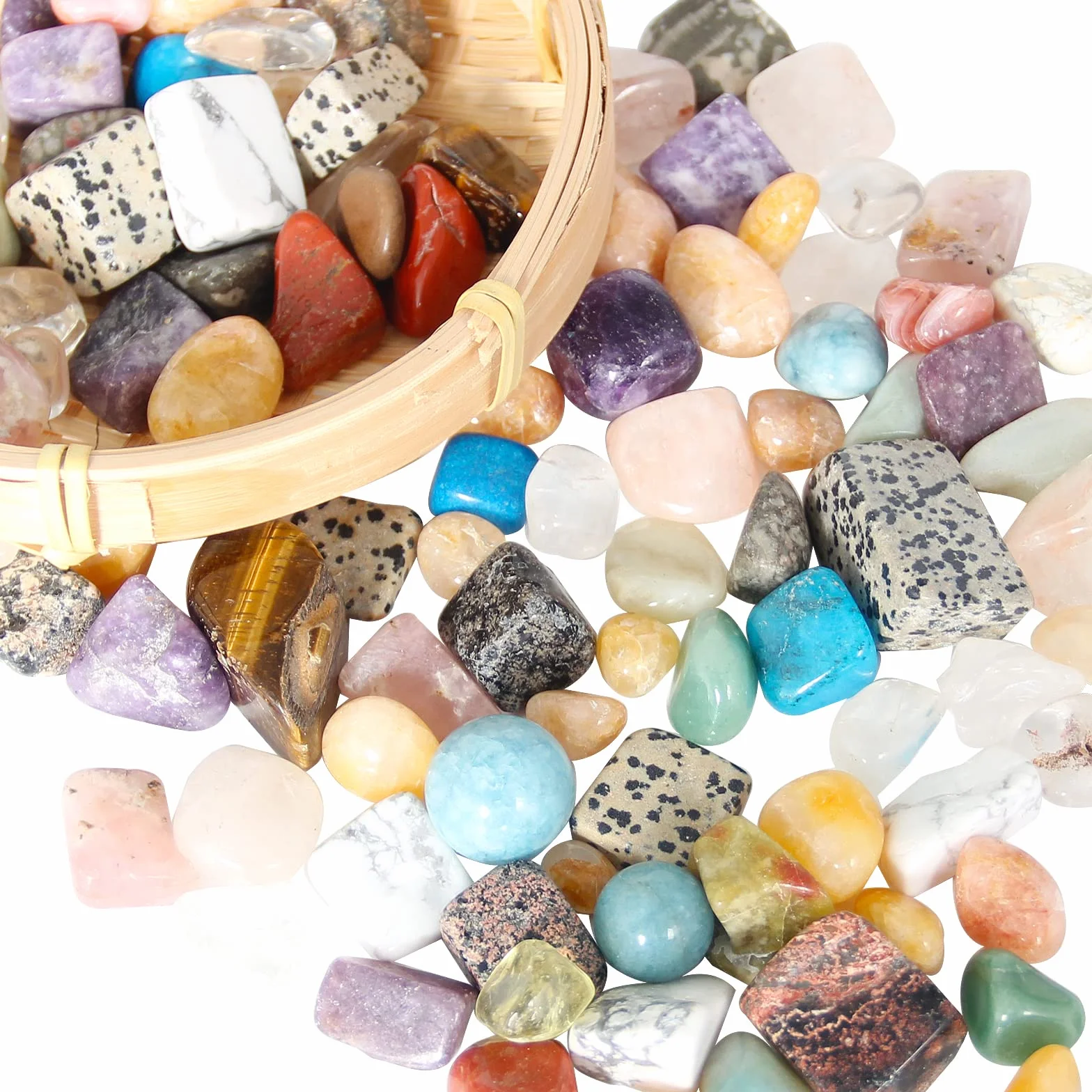 Pietre di Cristallo Naturali Medie 500 g – Cristalli Lucidati per Reiki Guarigione Artigianale