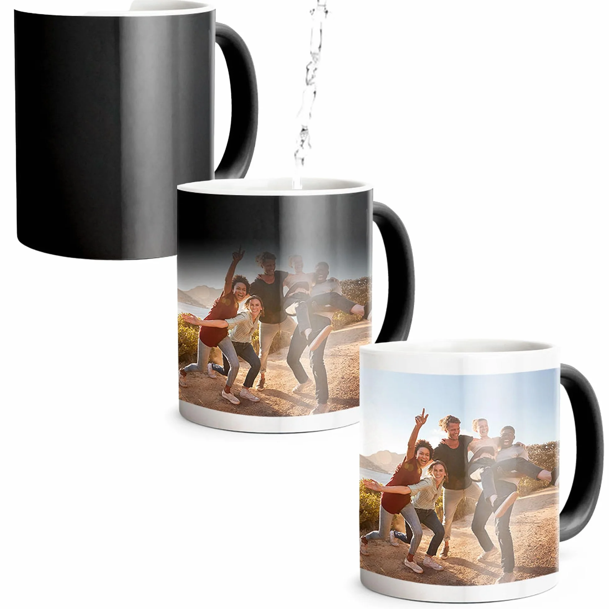 Tazza Magica Personalizzata con Foto, Testo e Logo - Mug in Ceramica Stampa Personalizzabile - Idea Regalo Uomo e Donna - Made in Italy