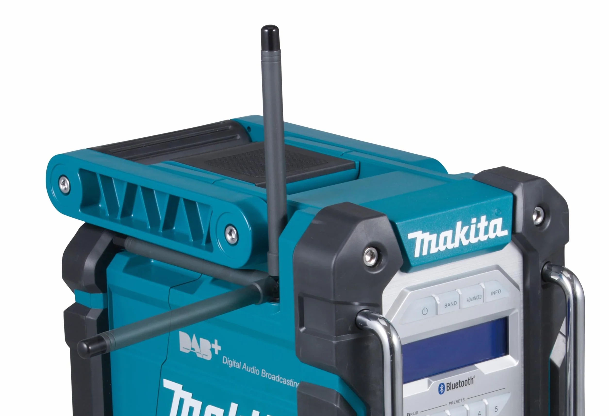 Makita DMR112 Radio da cantiere DAB/DAB+, agli ioni di litio, con Bluetooth, batterie e caricabatterie non inclusi