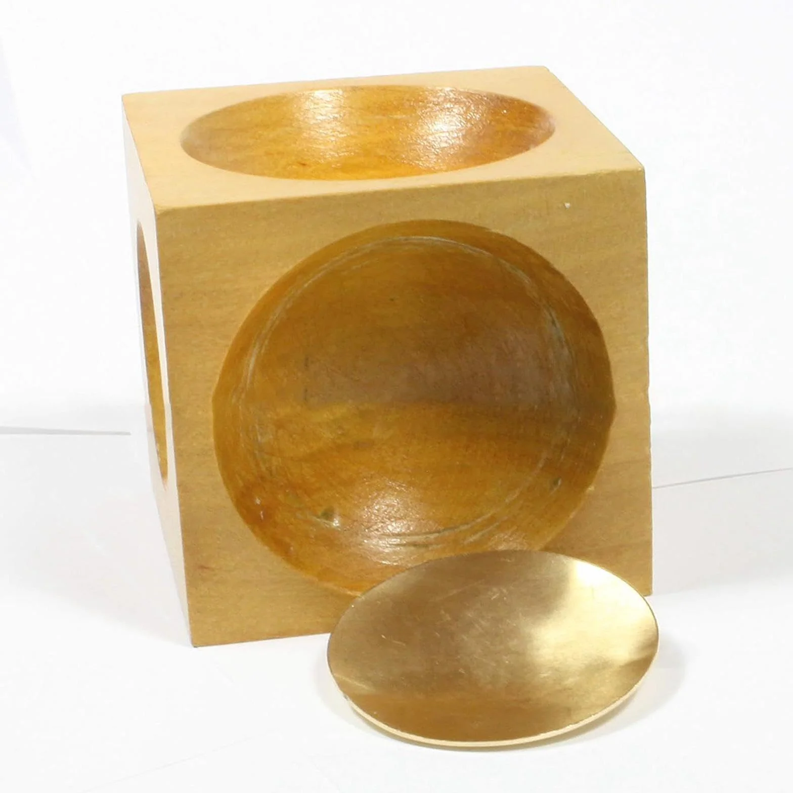 Set di punzoni e Blocchi di dapping Quadrati in Legno, per la creazione di Gioielli, formatura di Metalli, Set di dapping di Gioielli per concavo