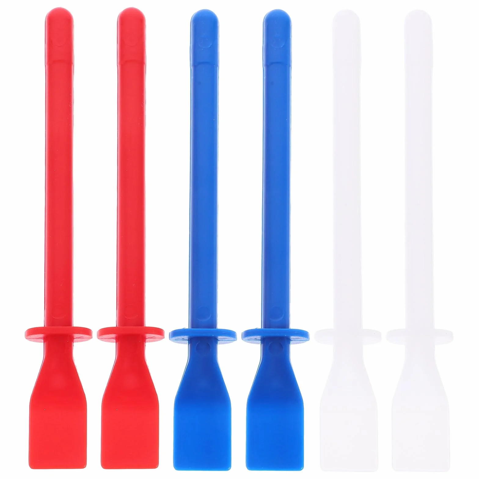 OSALADI Spatola per colla 6 pezzi con colla rivestita foglio spachella silicone plastica raschietto vernice colla pelle striscio colla spatola spatola spatola distributore di colla strumento