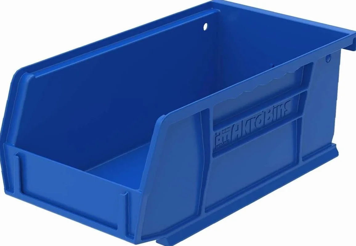 Akro-Mils 30220 AkroBins Plastic Storage Bins, 18,7 cm x 10,5 cm x 7,6 cm, Blue, 24-Pack