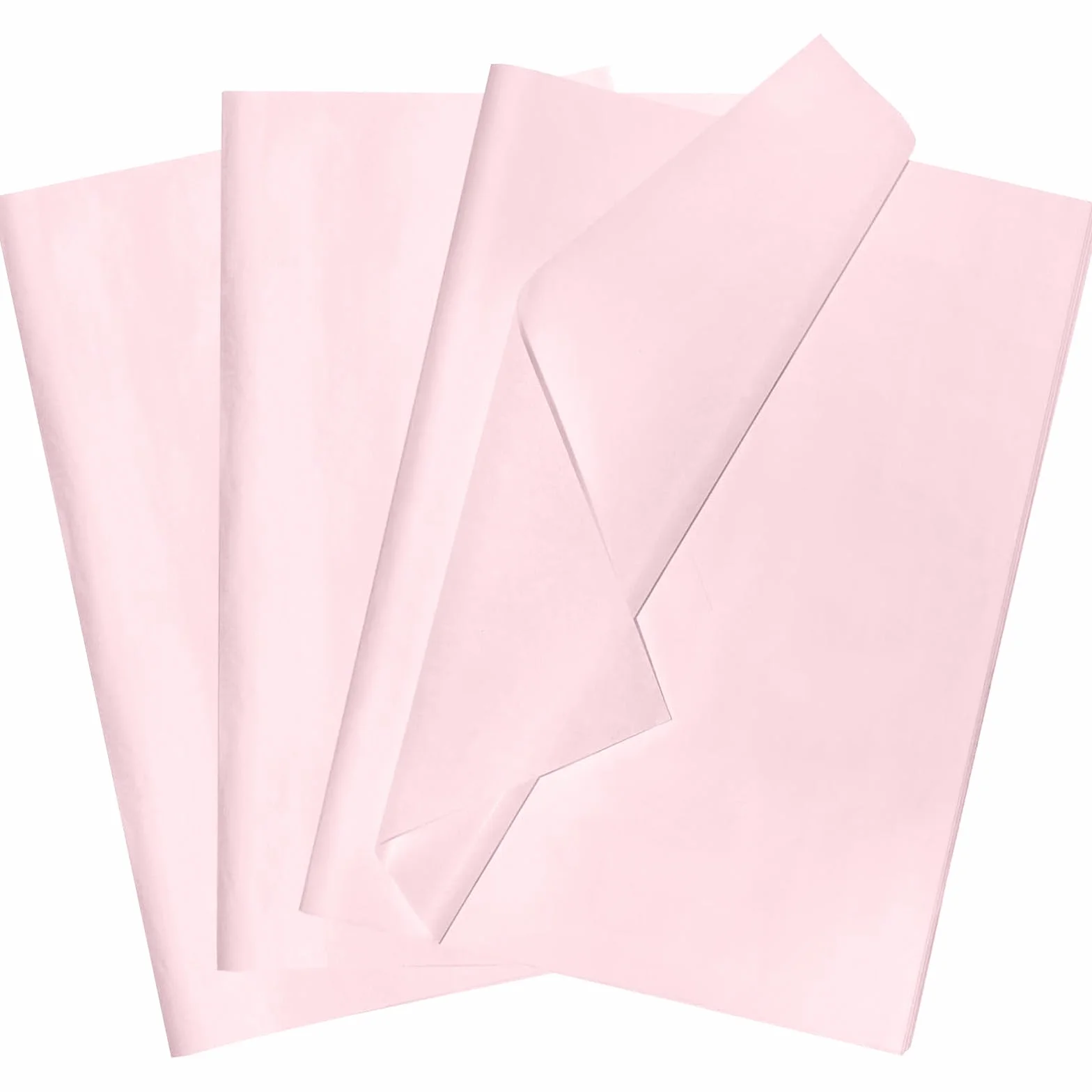 POPOYU 60 Fogli di Carta Velina Rosa per Regalo, 35x50cm - Carta Velina per Confezioni Regalo Artigianale per Compleanno, Natale e San Valentino