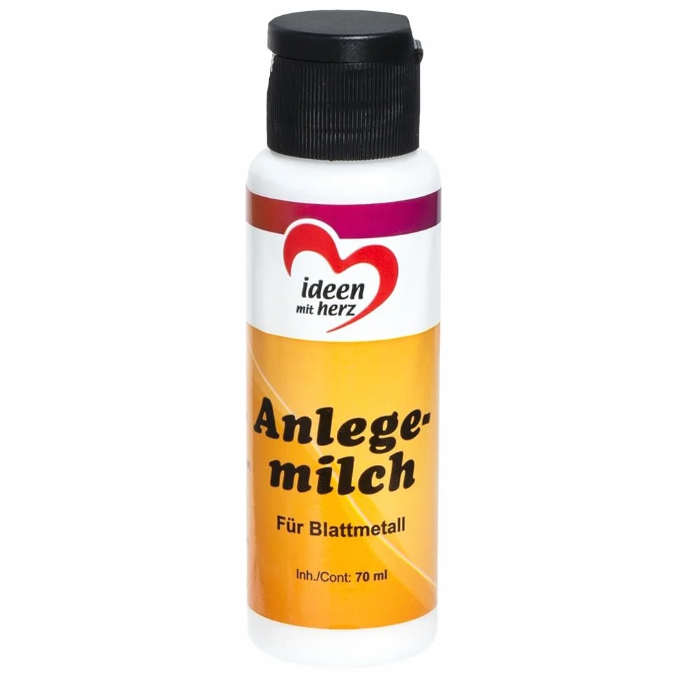 Ideen mit Herz Latte per foglie metalliche | Colla foglia d'oro | 70 ml