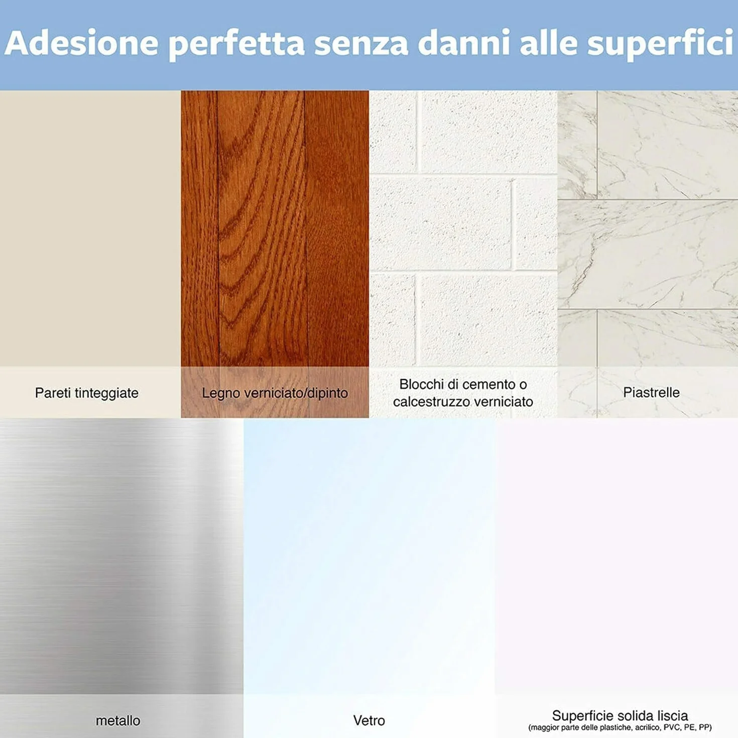 Command Mini Ganci Adesivi Trasparenti per Decorazioni Interne, 6 Ganci e 8 Strisce, Tenuta 225g