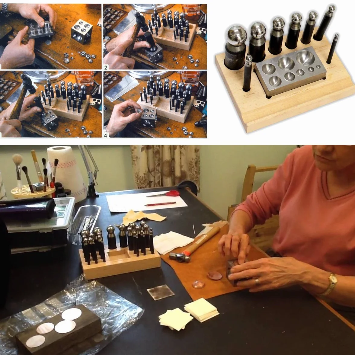 S1 Deluxe 8 imbottitori, bottoniera con base in legno