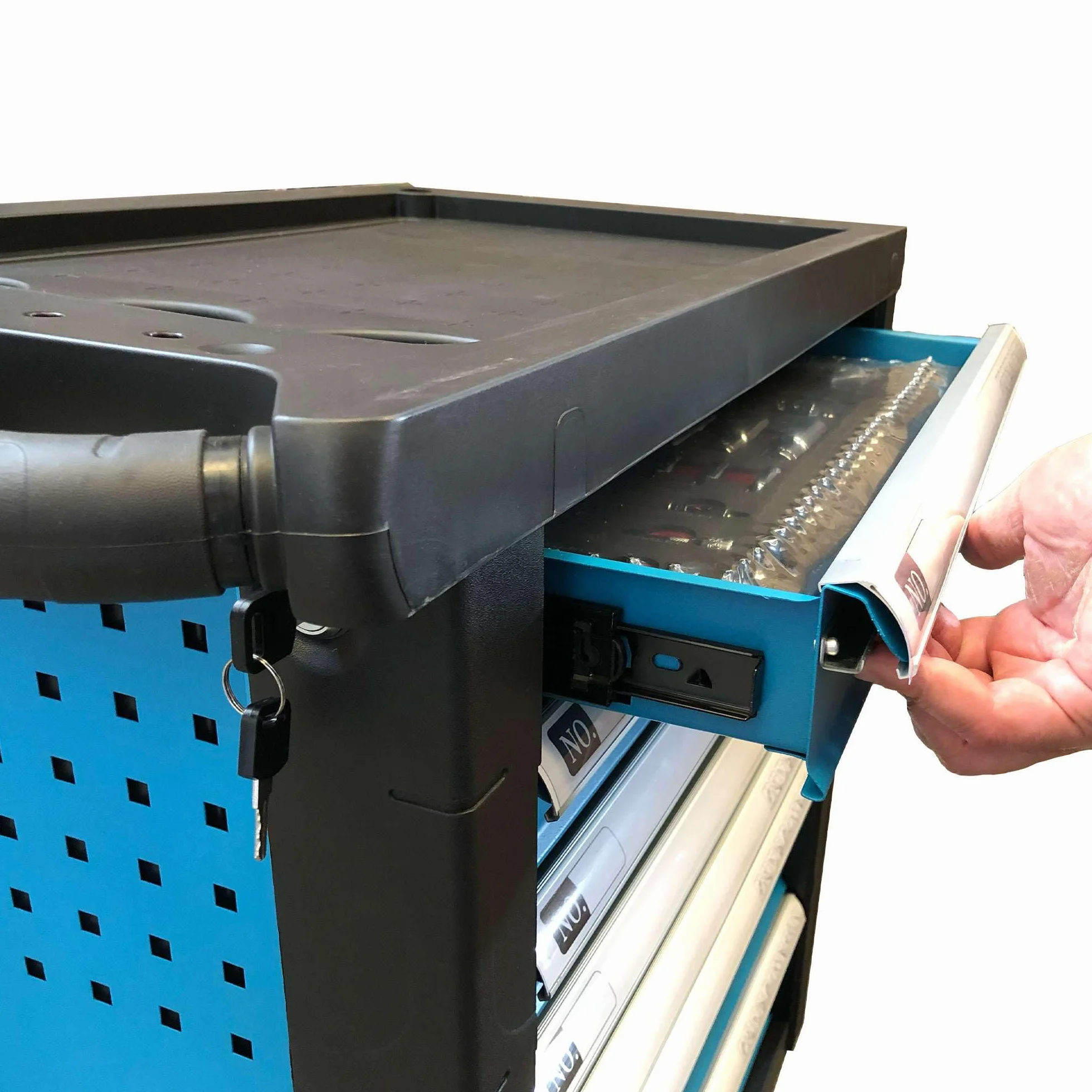 Carrello Porta Attrezzi 7 Cassetti 300 Utensili Cassettiera Professionale