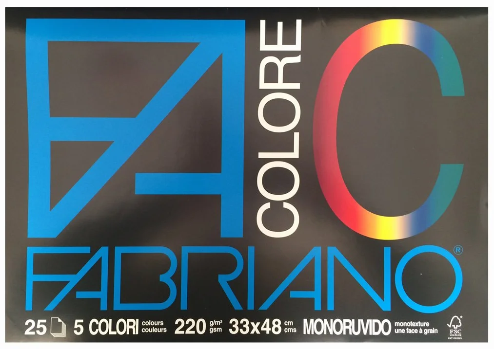 Fabriano 462784 Album da Disegno, 33 x 48 cm, Assortito