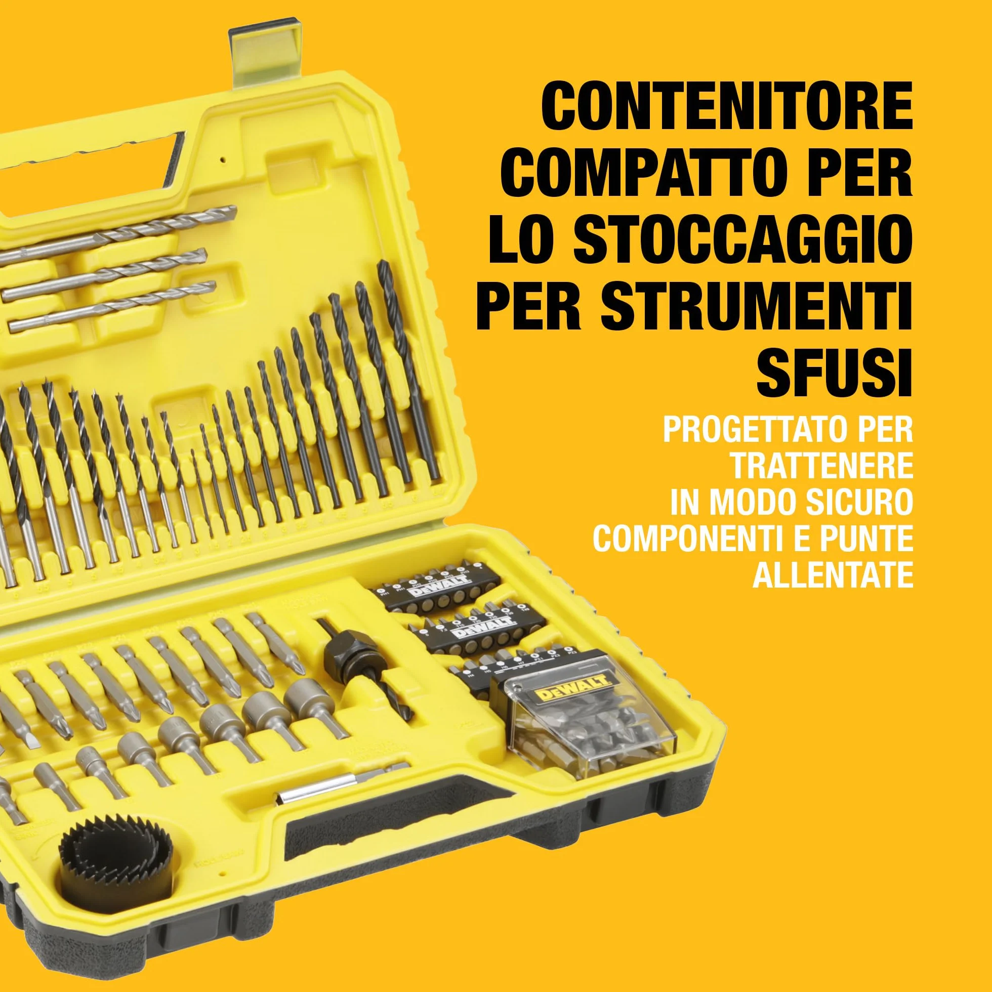 DEWALT- Set di avvitatori misti(100 pz.), DT71563-QZ