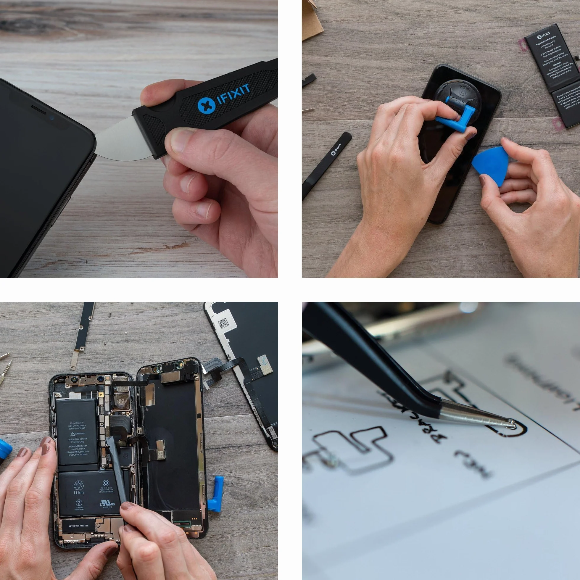 iFixit Essential Electronics Toolkit, Starter set di riparazione, 16 punte di precisione (4 mm), cacciavite e strumenti di apertura per smartphone