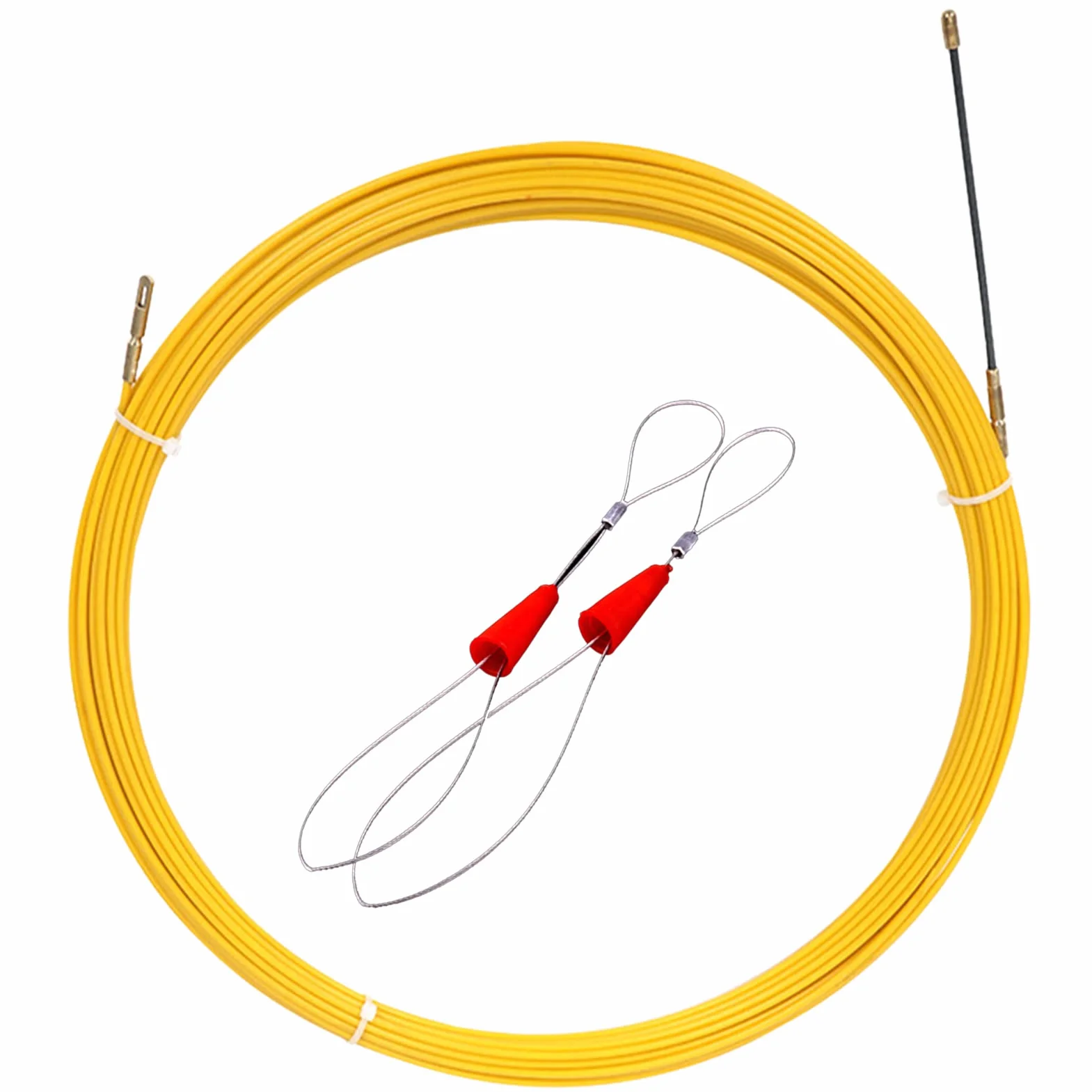 3mm-20M Sonda Tiracavi,Estrattore Cavi Elettrici in fibra di vetro, Fish Tape,Cable Puller