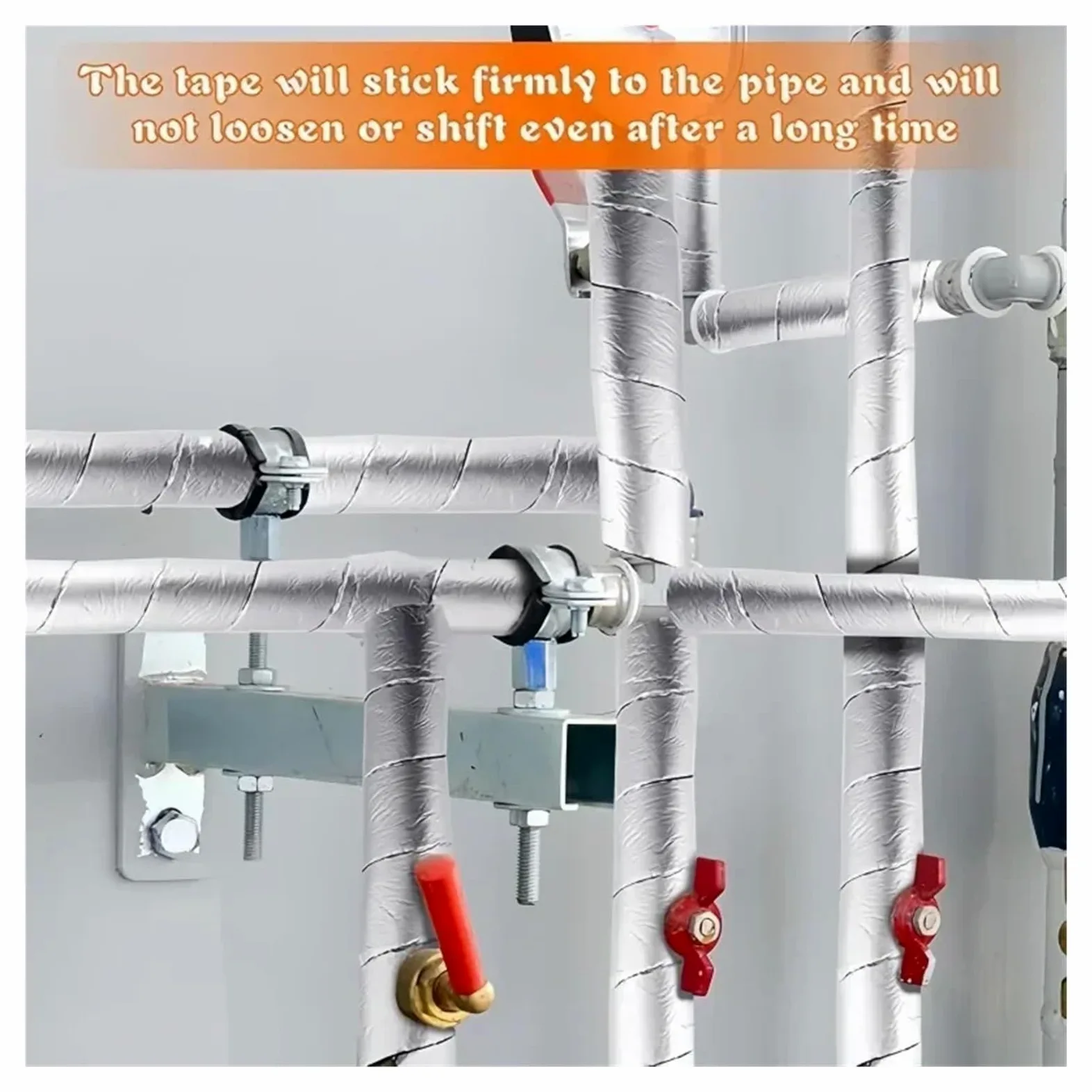 Isolante Tubo Condizionatore Portatile Nastro avvolgente isolante for tubi sventato da 10 m
