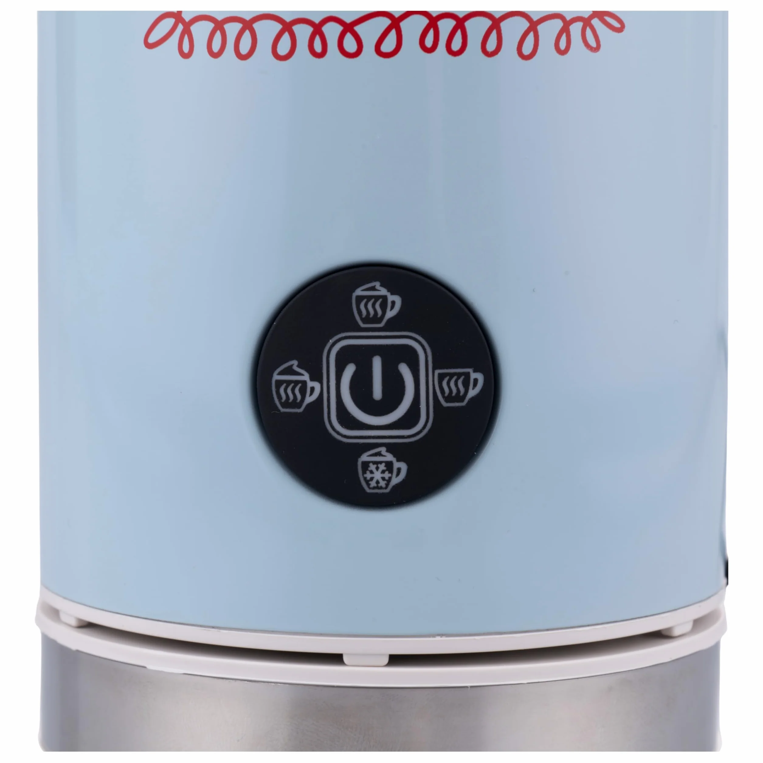 Cappuccinatore in acciaio inox, monta e scalda, 500 W, avorio, More Amor