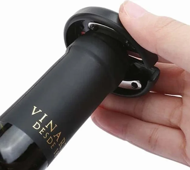 SQUADO Cavatappi elettrico Apribottiglie professionale, portatile con taglierina in alluminio per vino, Apribottiglie elettrico con Taglierino,Tappo,Versatore