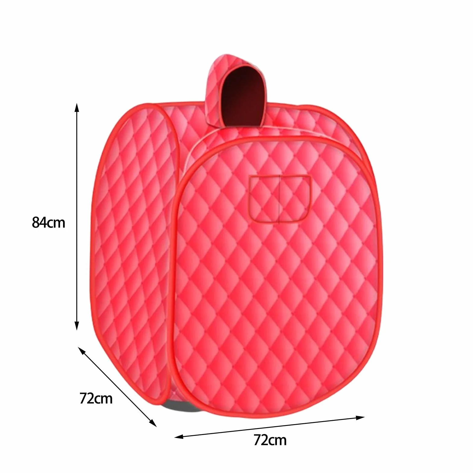 F Fityle Sauna a Vapore Personale Portatile da Sauna Interna per Sauna per Uso Domestico Spa, Rosso