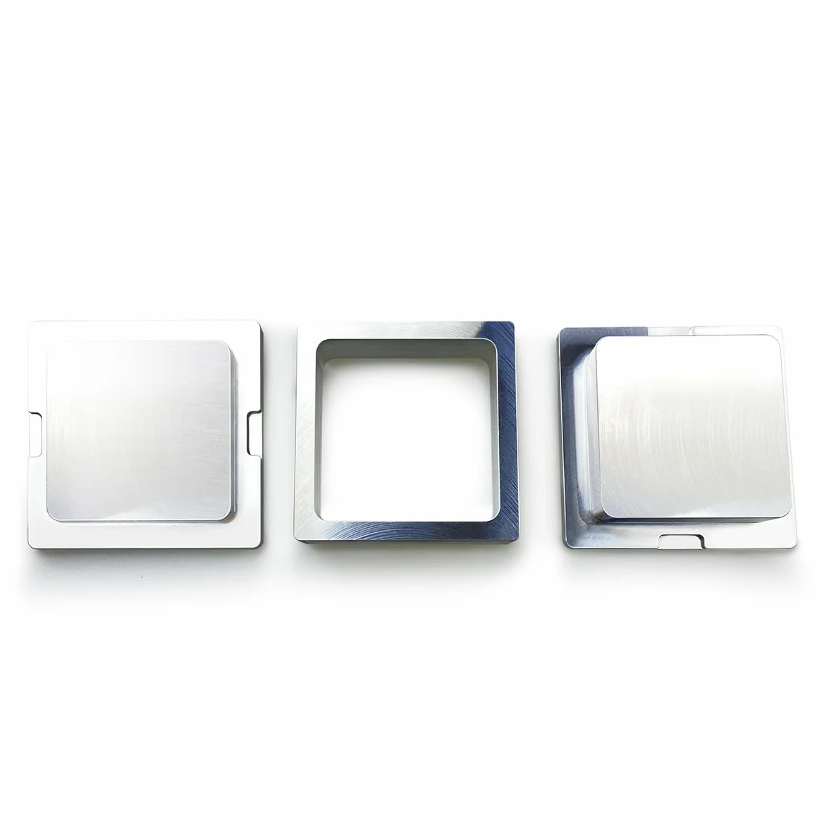 6,3x6,3 cm quadrato colofonia pre-stampo, stampo in metallo pre-pressa per l'estrazione senza solventi fai da te