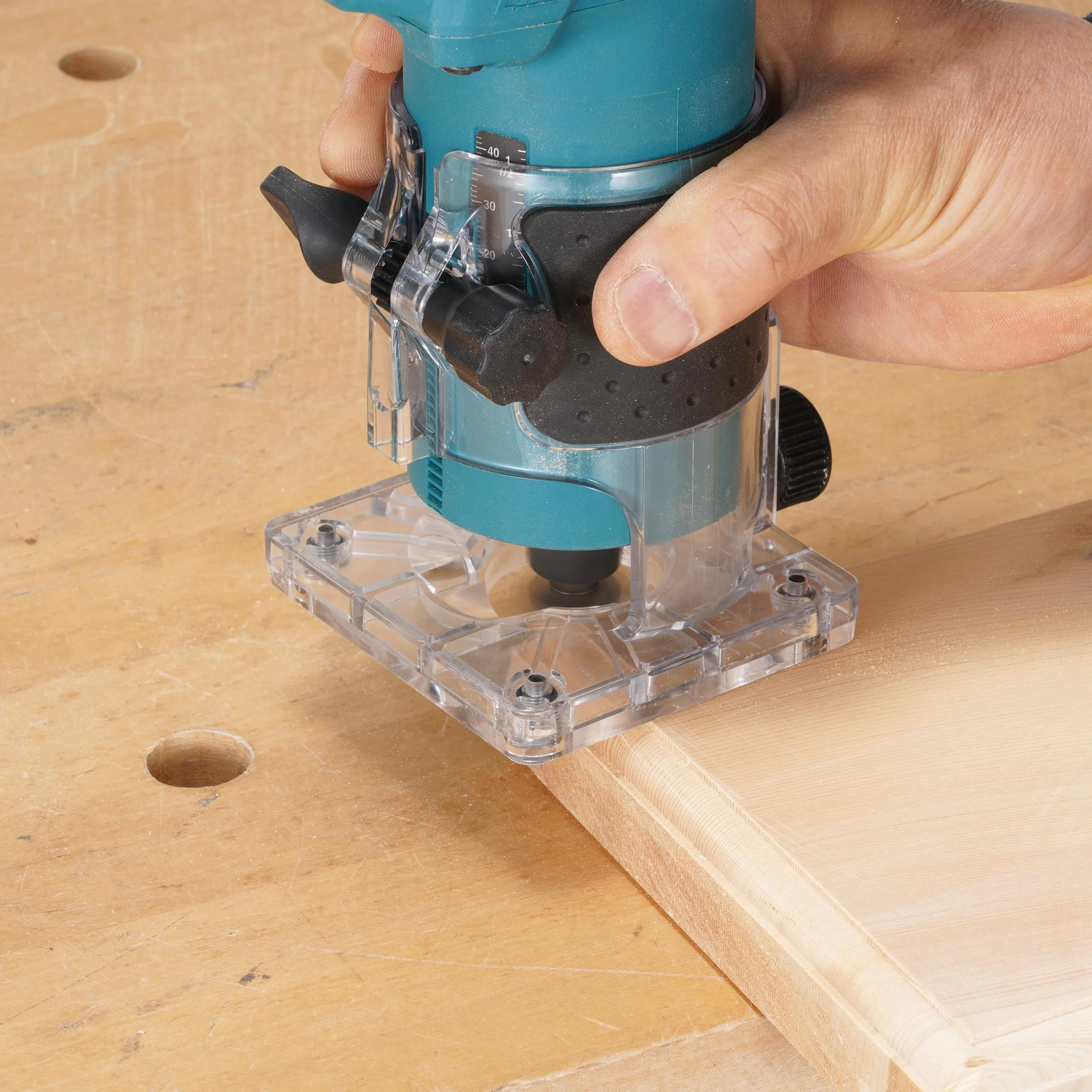 Makita DRT52Z 18V Li-Ion LXT Brushless Router/Trimmer, batterie e caricabatterie non inclusi