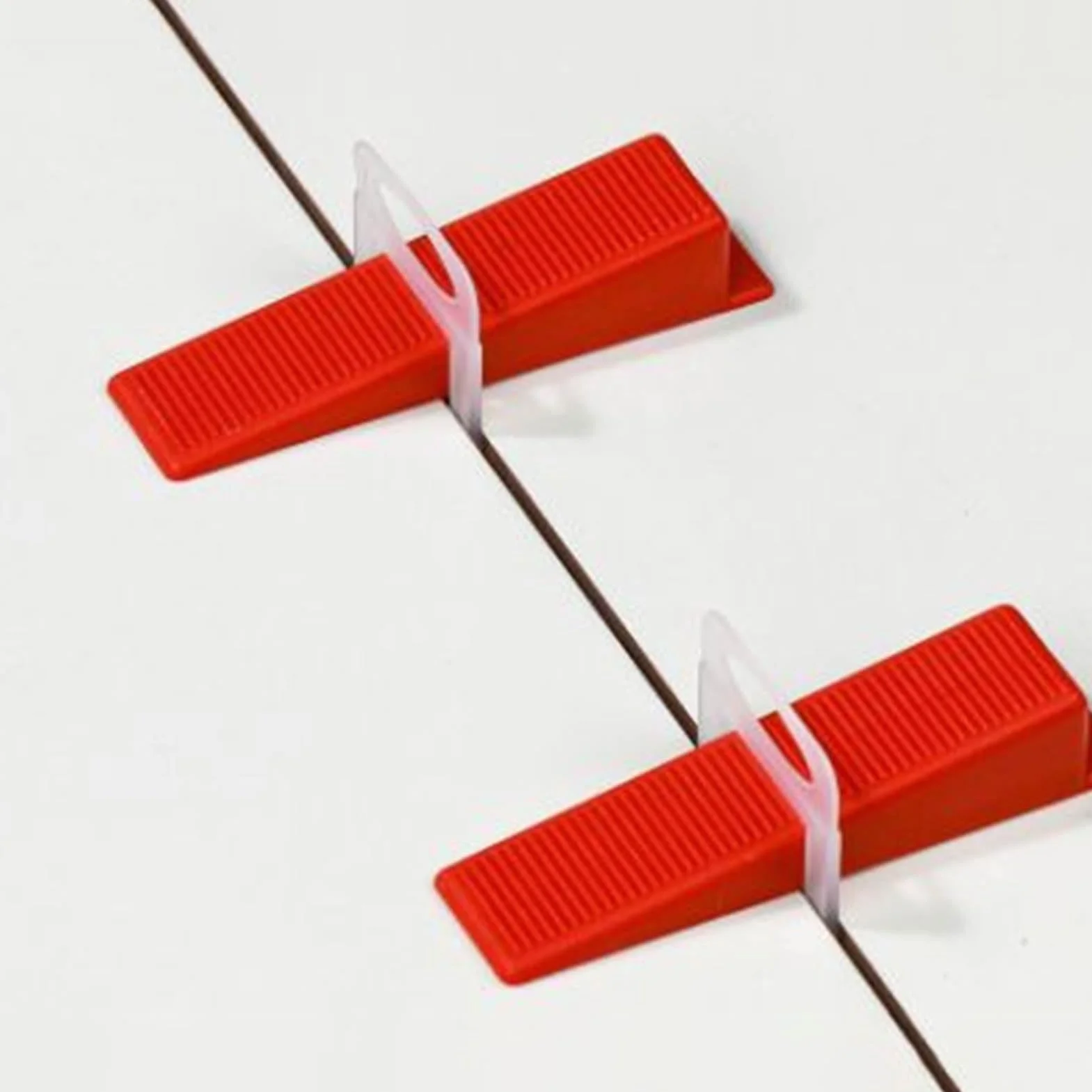 Kit di livellamento per piastrelle, 300 pezzi, installazione precisa a parete e pavimento, distanziatori da 1,0 mm, base trasparente