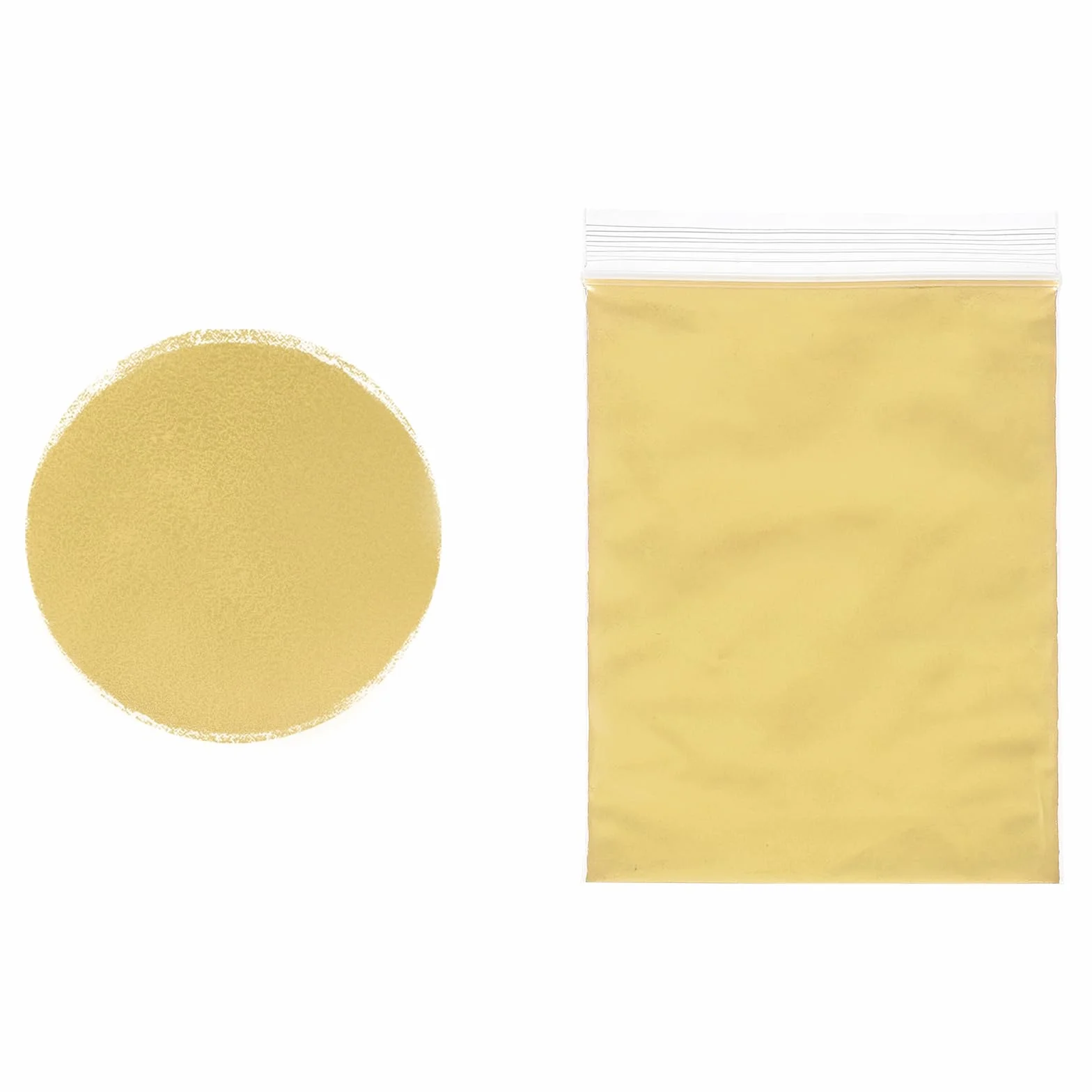 QUARKZMAN 15g/0.53oz Polvere Di Mica, Resina Naturale Epossidica 400 Mesh Pigmenti Perlescenti Per Resina, Vernice Per Auto, Candele, Decorazione Unghie Fai Da Te E Artigianato, Oro Chiaro