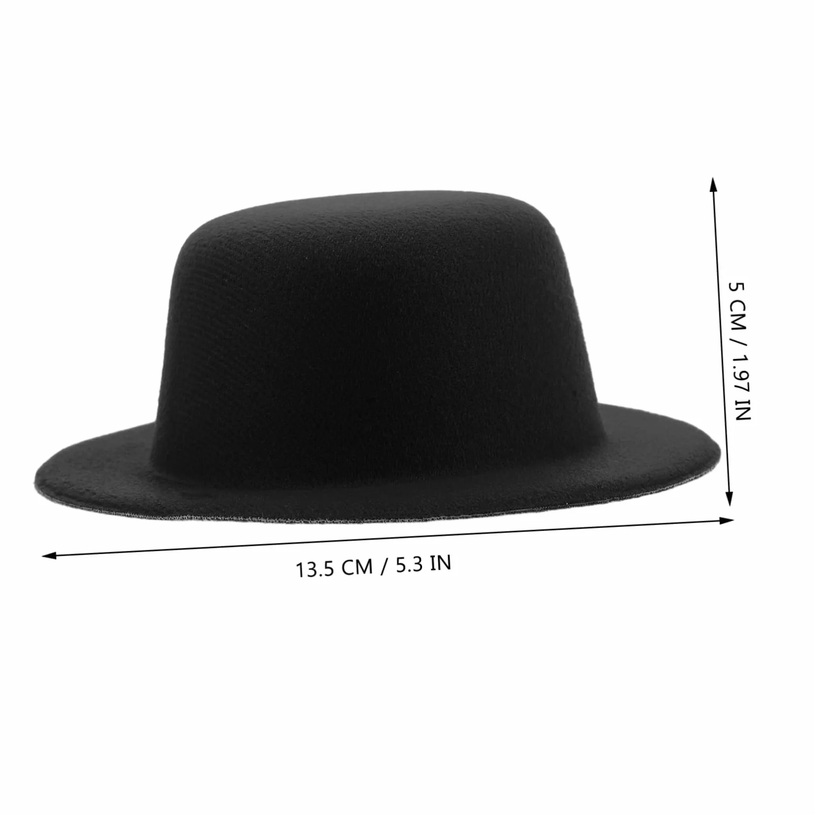 Mini Cappelli Formali Per Bambole Accessori Per e Decorazioni Per Paesaggi Miniatura Di Cappelli Neri Per Feste e Cosplay