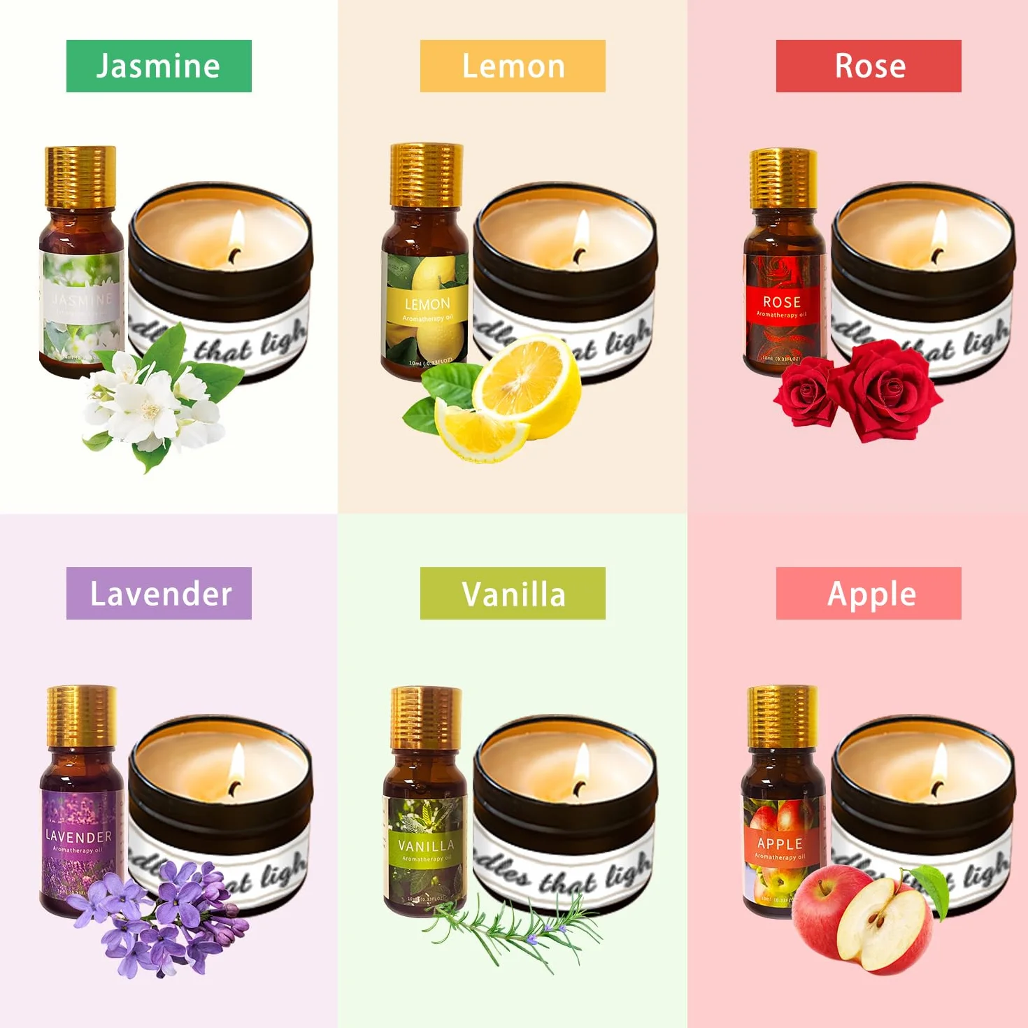 Kit di fabbricazione di candele di soia con fonditore di cera elettrico, Kit per Produzione di Candele per Principianti, inclusi 2 libbre di cera di soia, stoppini, profumi, coloranti, barattoli