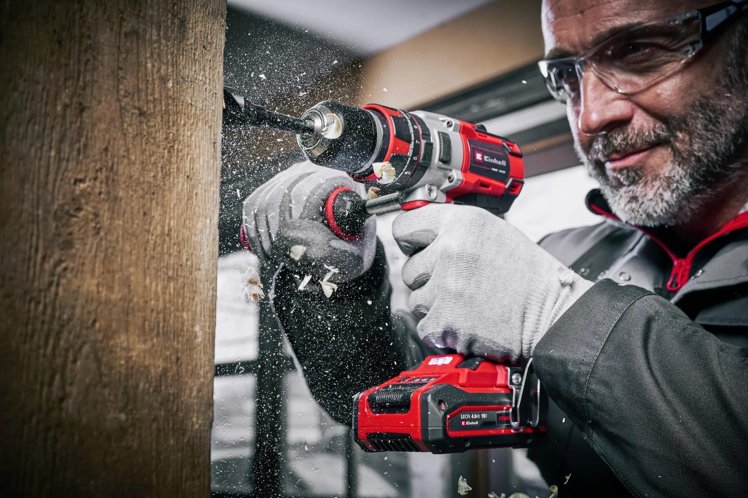 Einhell Professional trapano a percussione a batteria TP-CD 18/80 Li-i BL-Solo Power X-Change (18 V, Brushless, 80 Nm, funzione percussione, 2 velocità, mandrino 13 mm, senza batteria)
