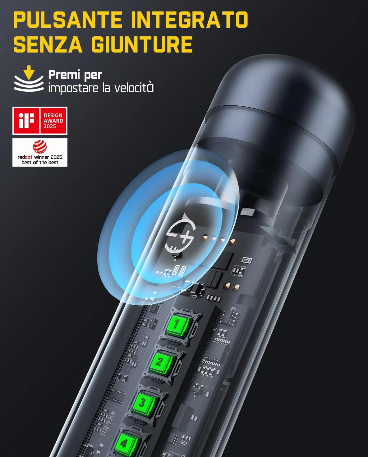 Fanttik F2 Master Mini Trapano Elettrico, Motore NeoPulse 25000 Giri/Min, 5 Velocità, 35 Accessori, Penna per Incisione