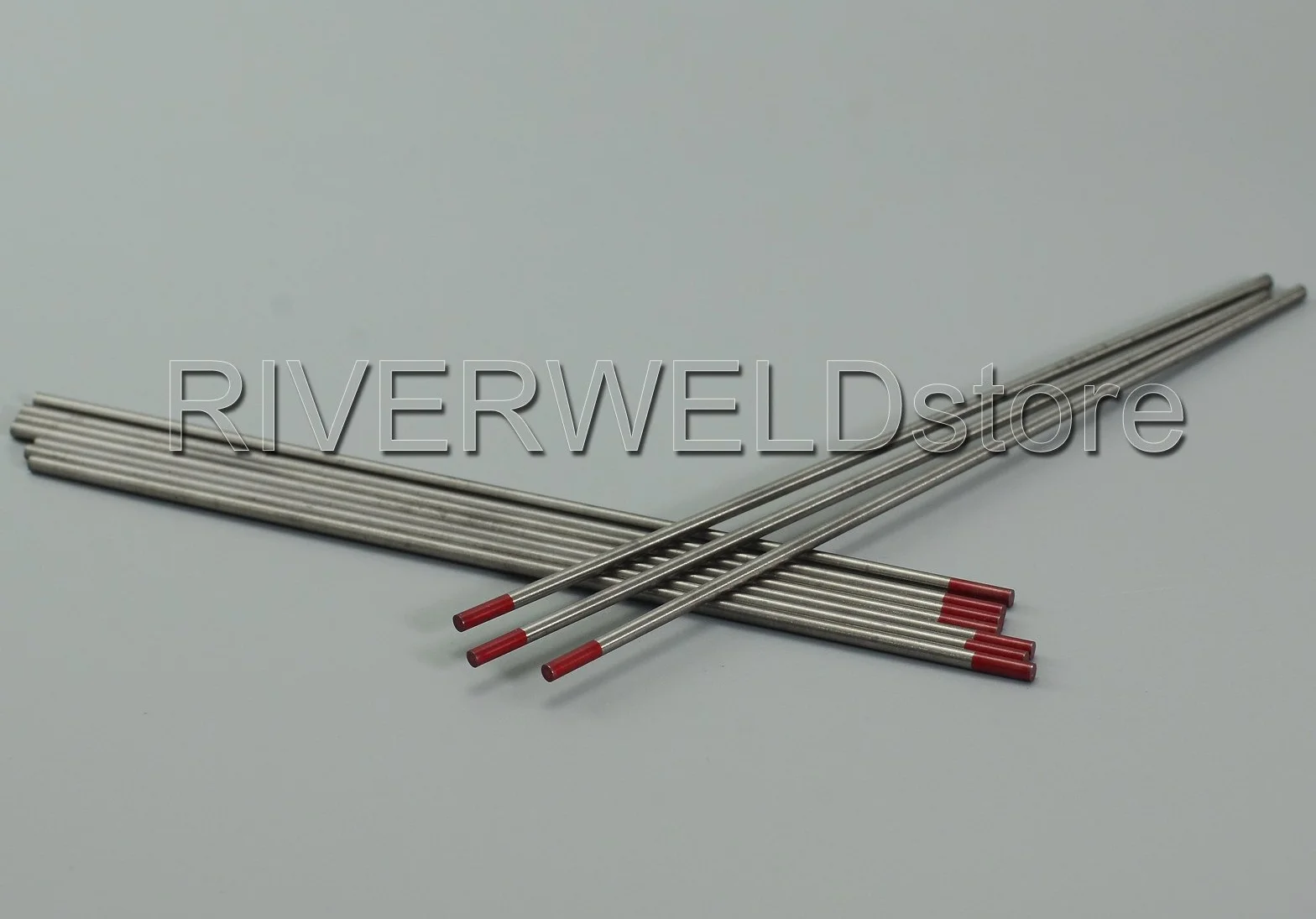 RIVERWELD 2% thoriated WT20 rosso saldatura TIG elettrodi tungsteno 2,4mm x 175mm 10pk