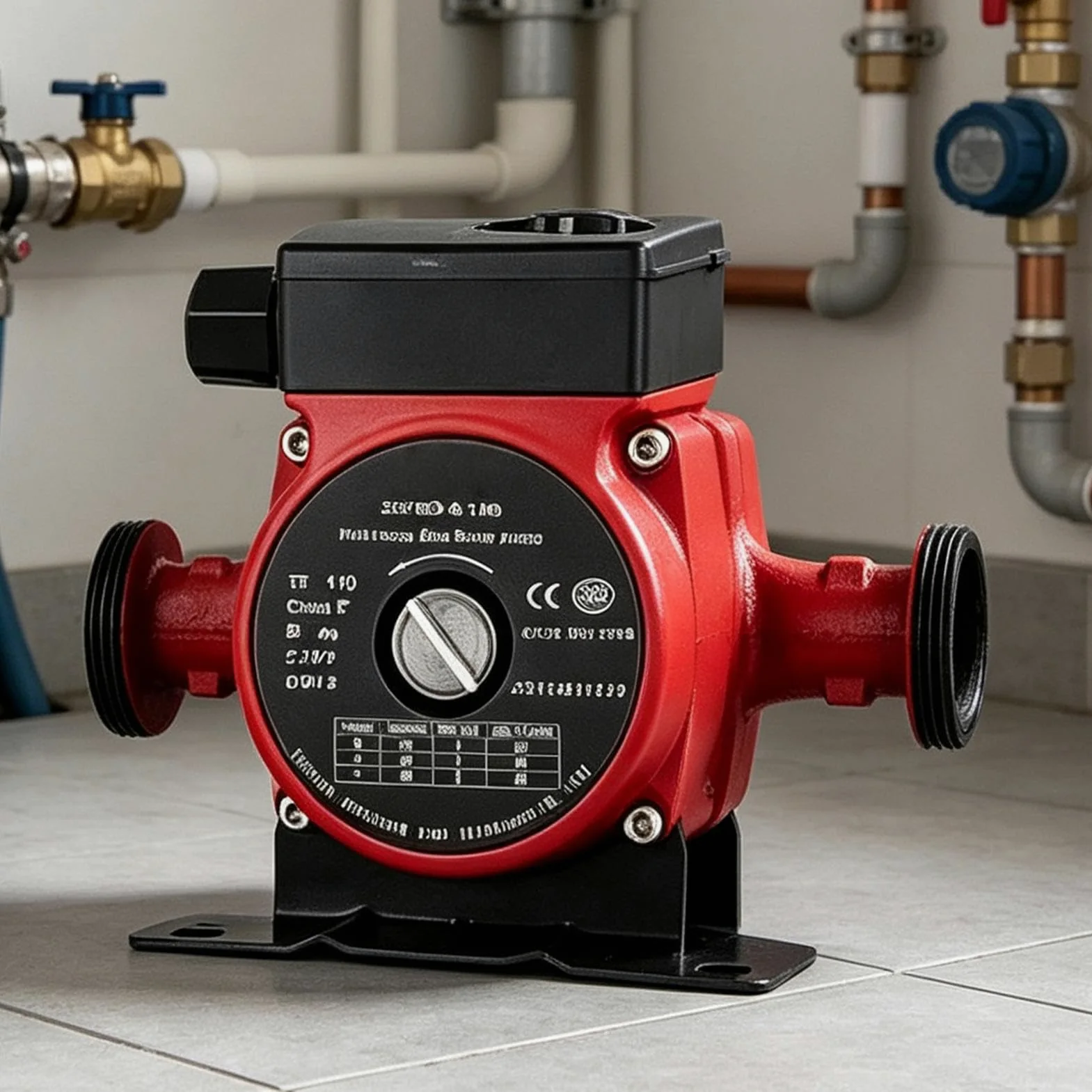 Pompa Di Circolazione Di Acqua Calda Strumento Termoresistente 3 Velocità | Pompa Di Ricircolo Per Riscaldatore Di Acqua Per Riscaldamento A Pavimento Radiatori Caldaie Lavello Cucina Sotto-S