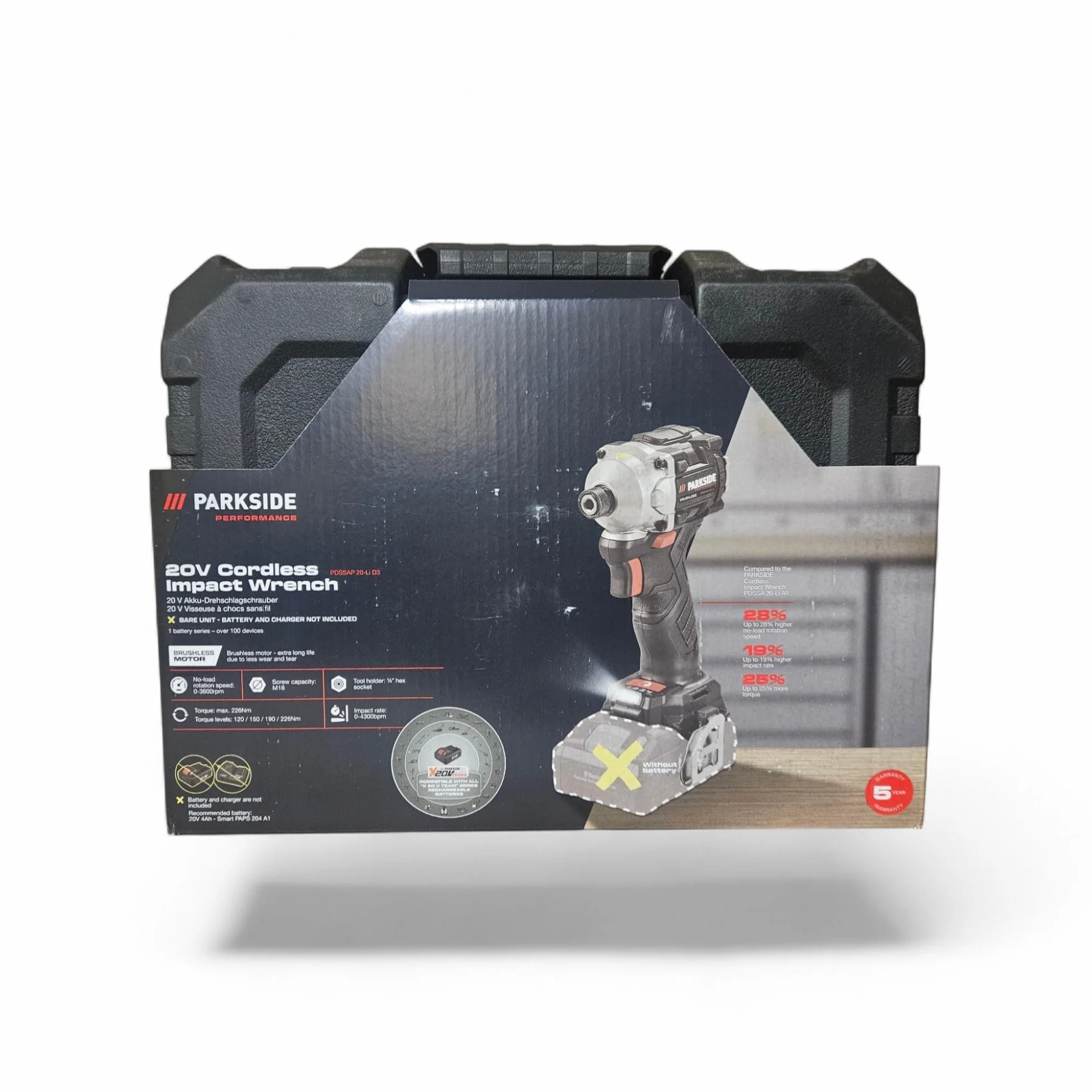 PARKSIDE PERFORMANCE Avvitatore a percussione senza fili PDSSAP 20-LI 20 V