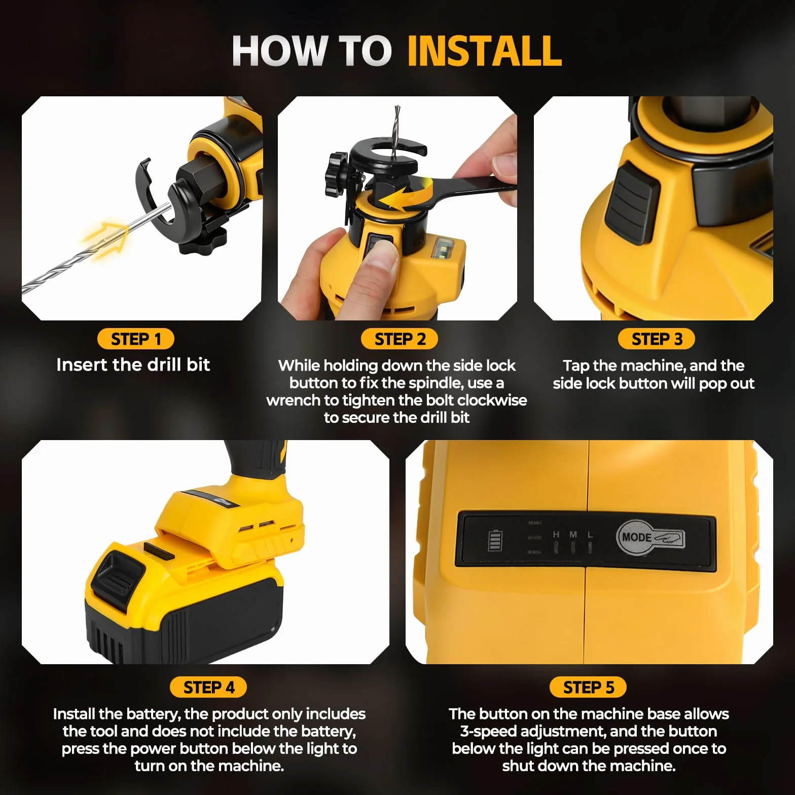 DEWALT Sega Rotativa per Cartongesso Senza Fili 18V 20V, Strumento per Taglio Cartongesso Senza Spazzole 3 Velocità Variabili