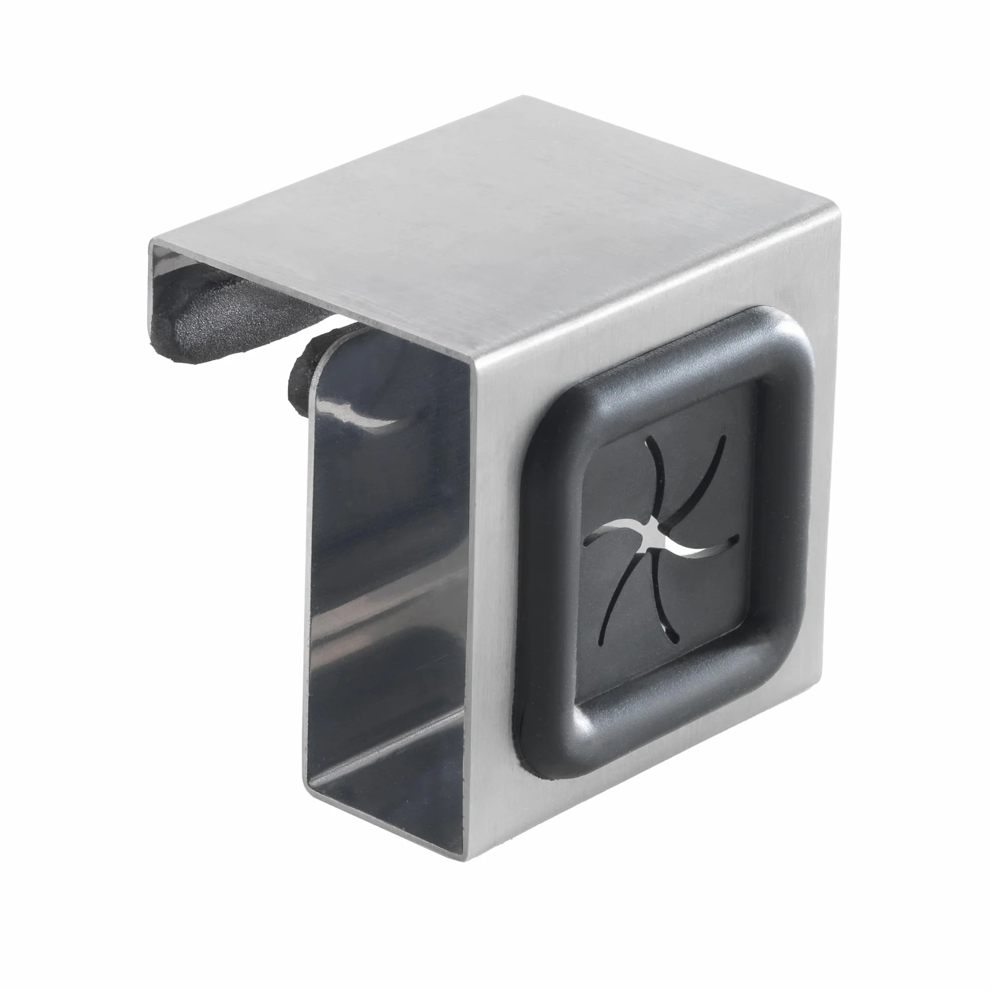 Metaltex Portasciugamani in acciaio inox da appendere senza foratura