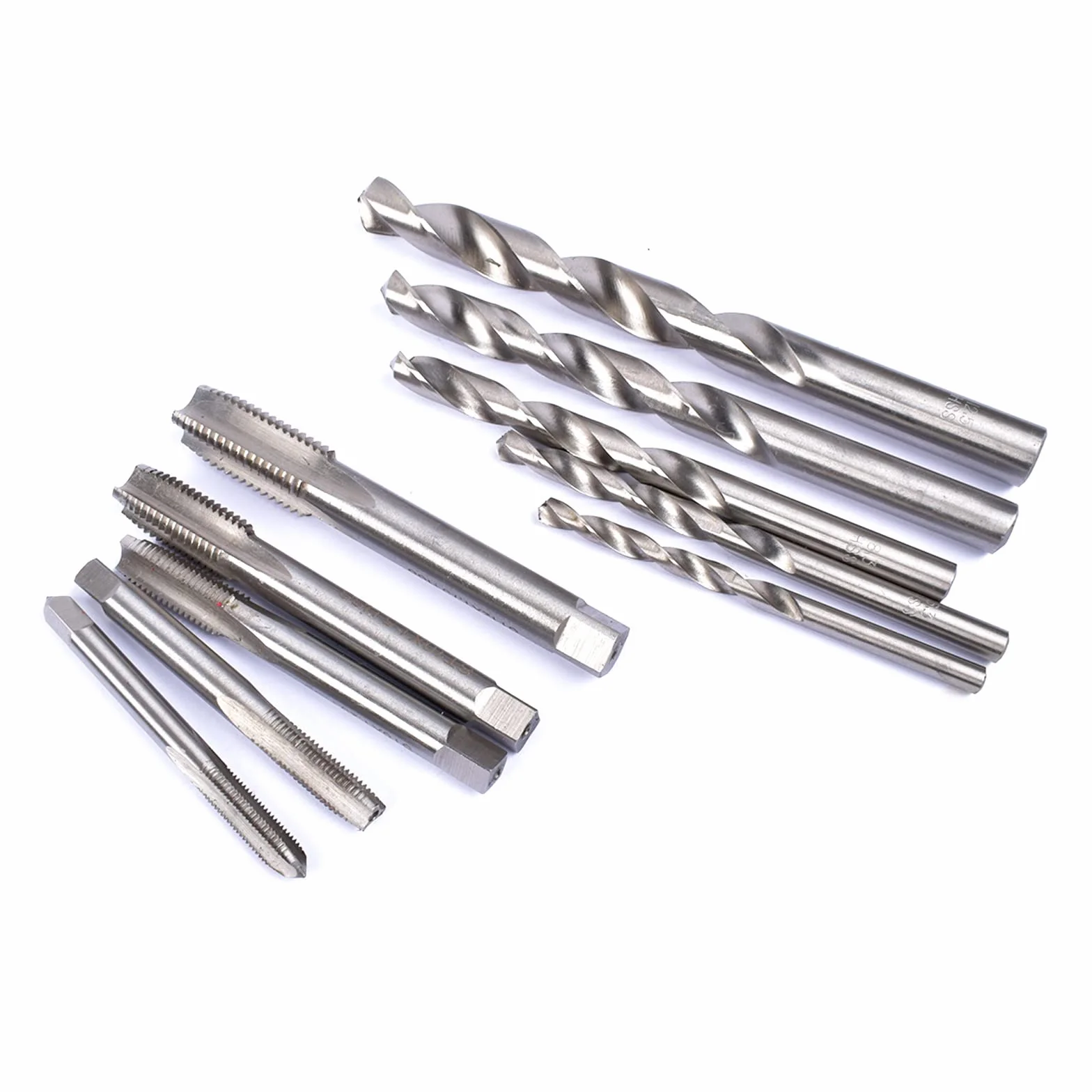 Bisenya Set di riparazione filettatura 131 pezzi, kit di riparazione filettatura M5, M6, M8, M10, M12, filettatura rossa