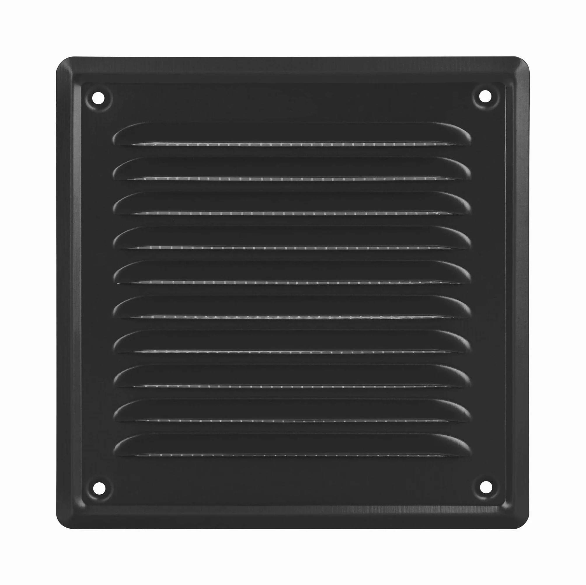 Adgo - Griglia aerazione rettangolare - Griglia ventilazione in acciaio zincato - 16,5x16,5 cm - Griglia di ventilazione con zanzariera - Griglie aerazione - la ventilazione - ripresa aria