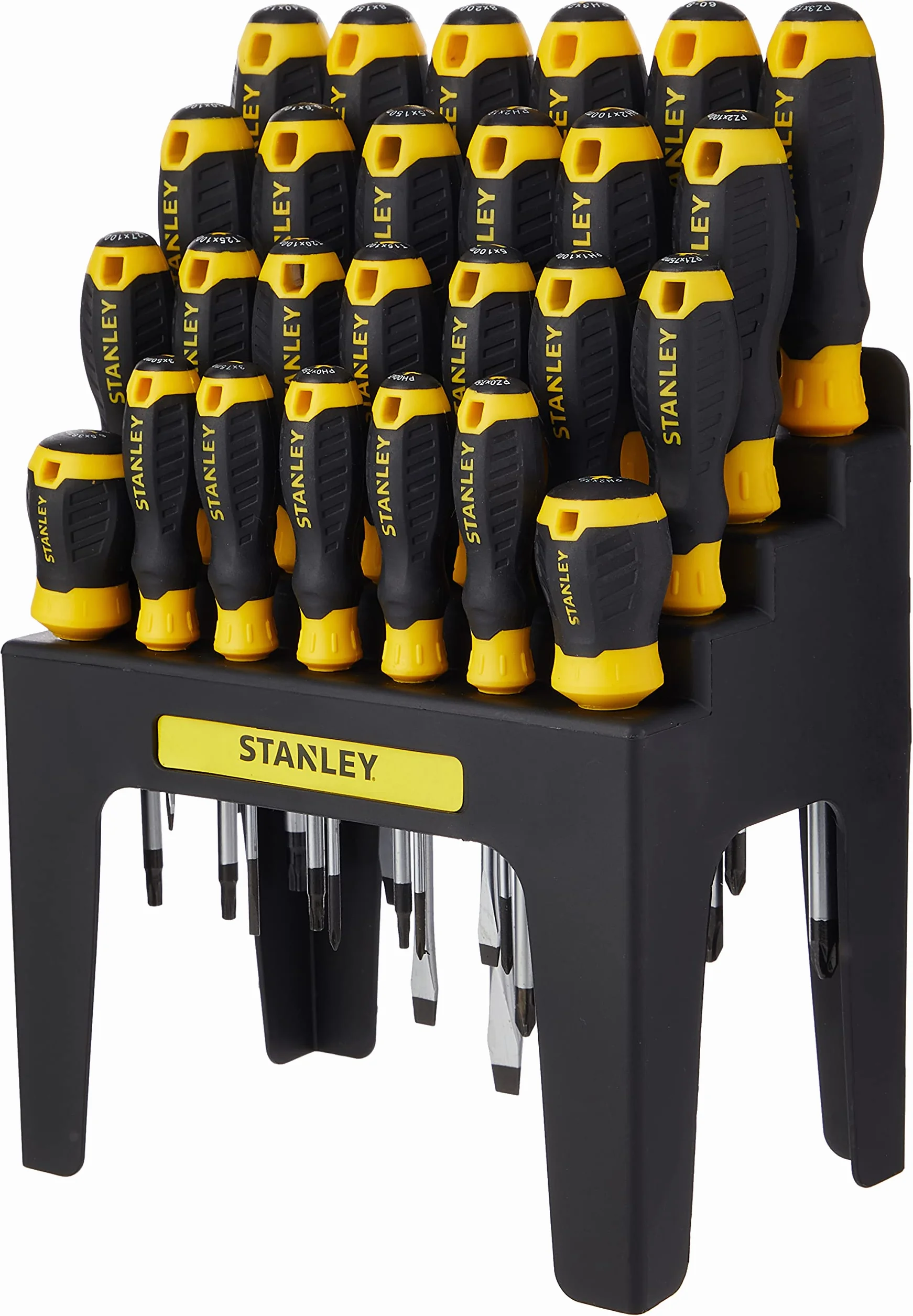 Stanley 062142 - Set di cacciaviti con supporto porta-cacciaviti, 26 pezzi