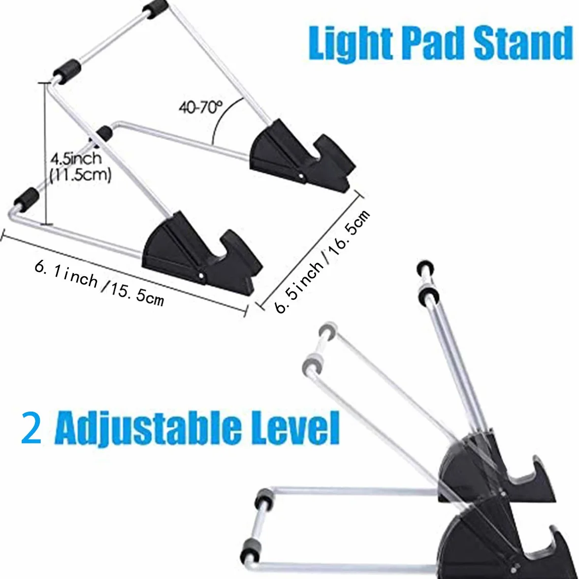 INSANYJ Tavoletta Luminosa, Light Box A4 LED Light Pad di Disegno con Cavo USB，Ultrasottile Lavagna Luminosa per disegnare Gli Artisti, Disegno, Animazione, Abbozzare, Progettazione (3-Level)