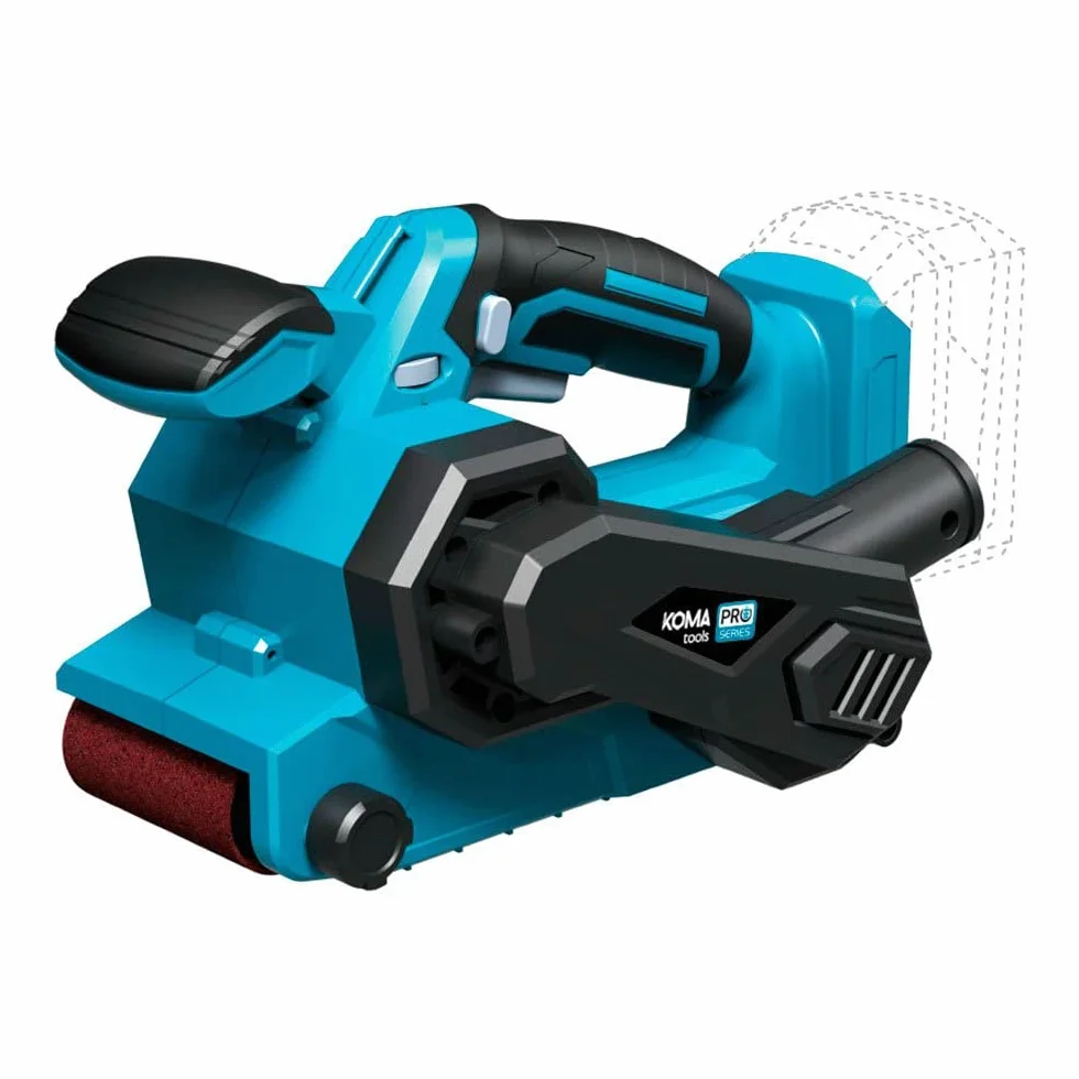 Levigatrice a banda da 20 V (SENZA BATTERIA E CARICATORE) 14 x 27,5 x 17 cm KOMA TOOLS PRO SERIES BATTERY