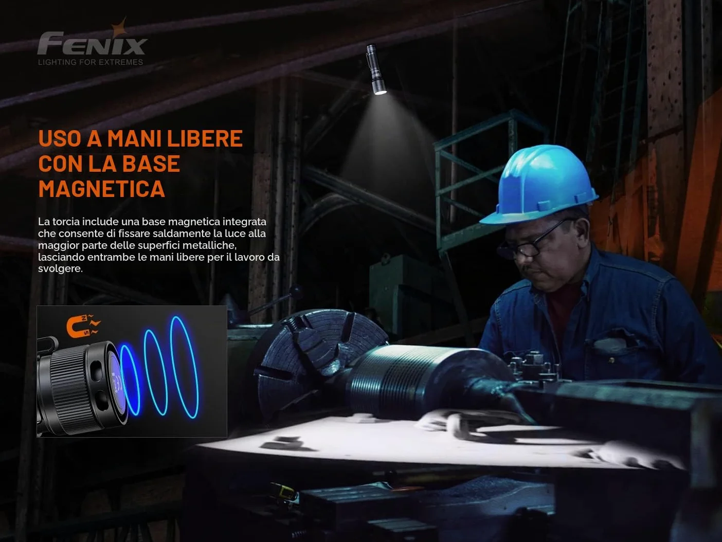 Fenix - Torcia rcaricabile C7 da 3000 Lumen