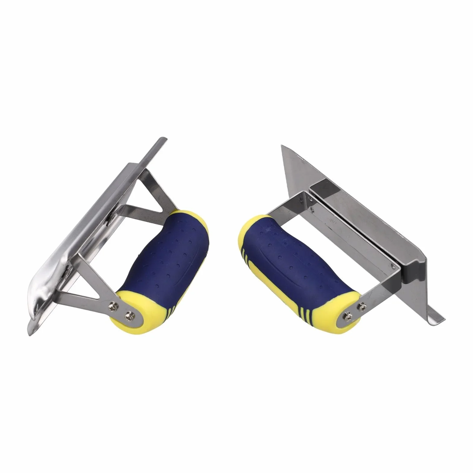 Set di strumenti per la finitura del calcestruzzo con bordi in acciaio inossidabile per risultati professionali (curvato+affilato)