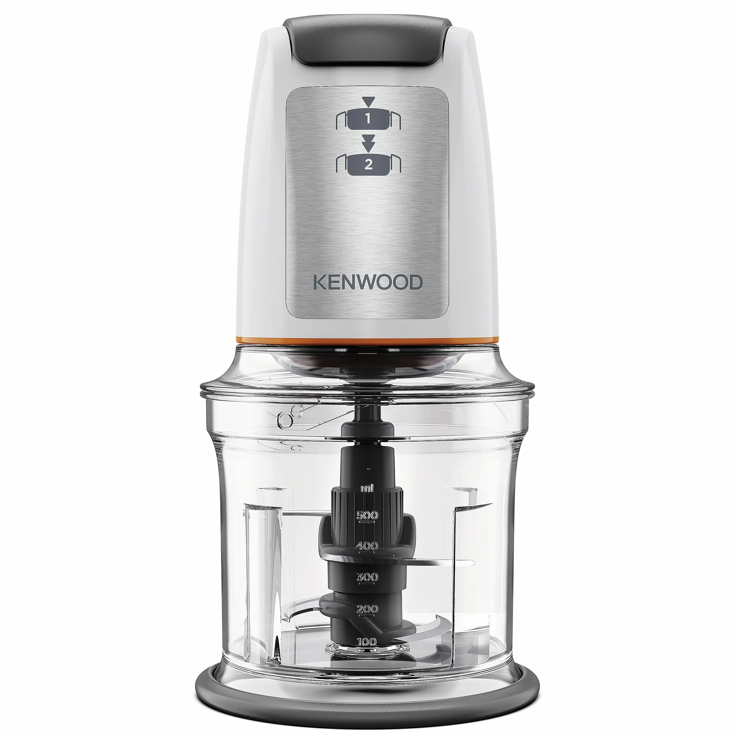 Kenwood Chopper CHP61.100WH 500W 0.5L 2 velocità Sistema a quattro lame Bianco/Silver